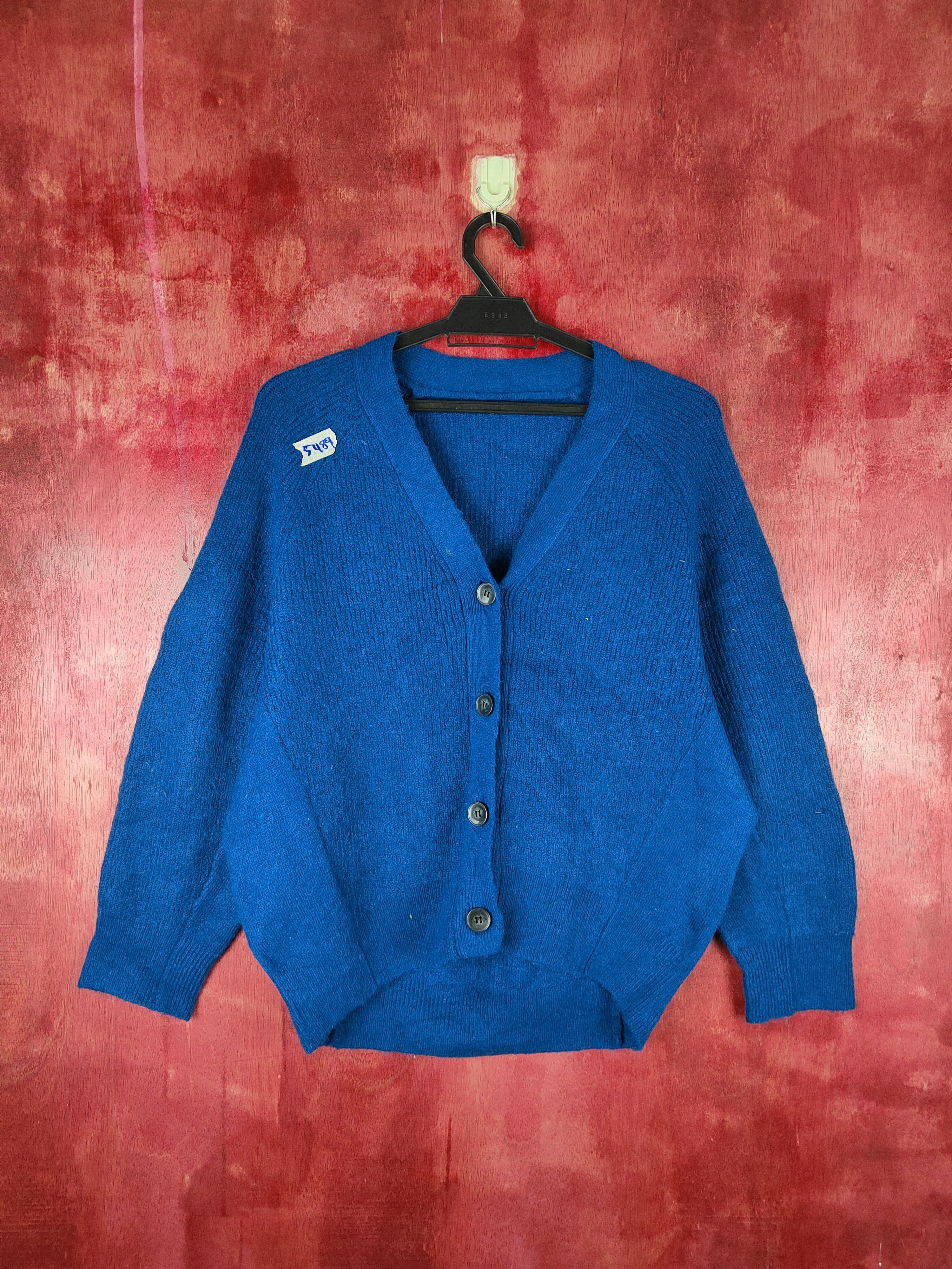 GU GU Blue Knitwear Cardigan #5489 Size M / US 6-8 / IT 42-44 - 1 Thumbnail