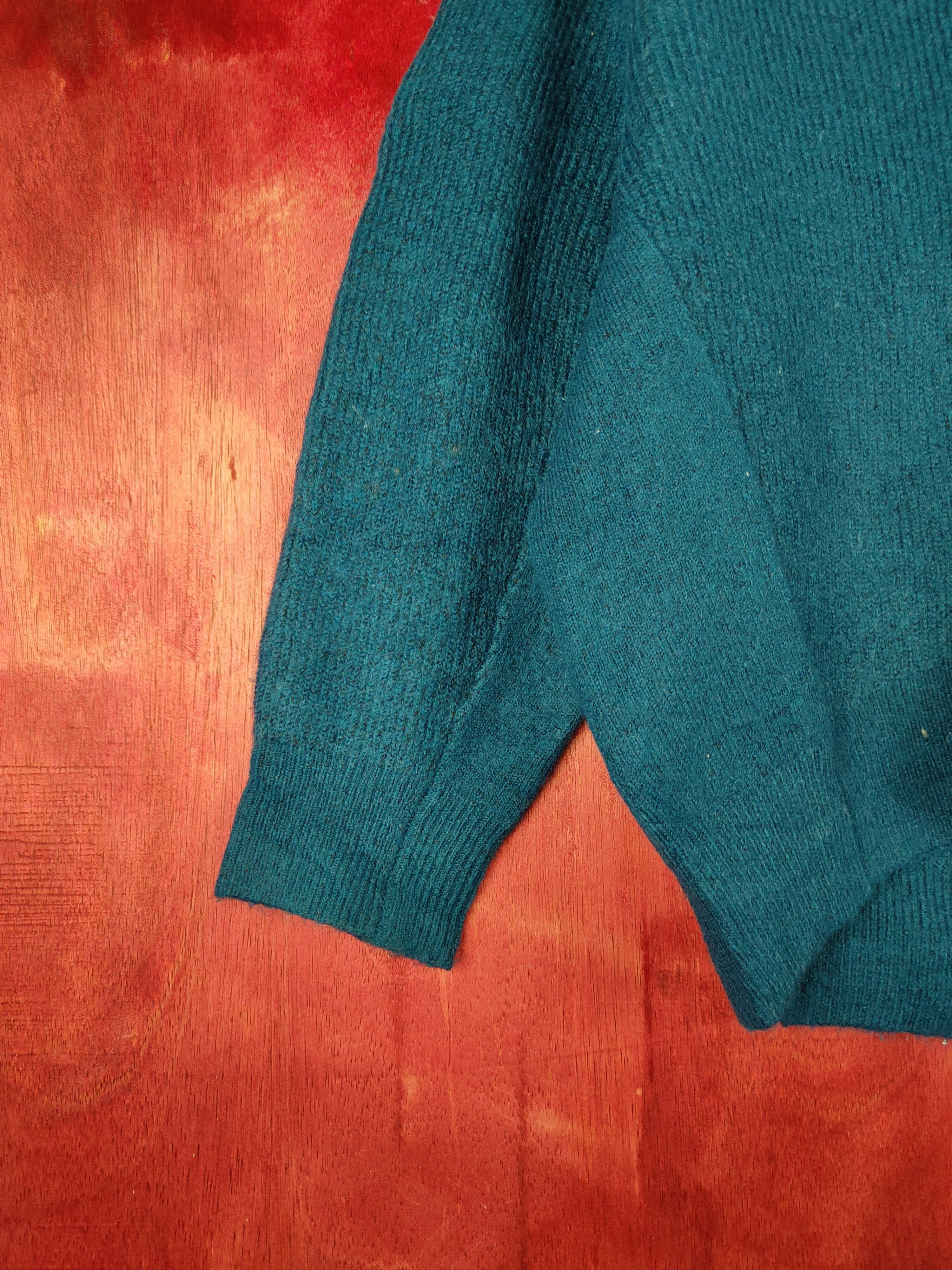 GU GU Blue Knitwear Cardigan #5489 Size M / US 6-8 / IT 42-44 - 4 Thumbnail