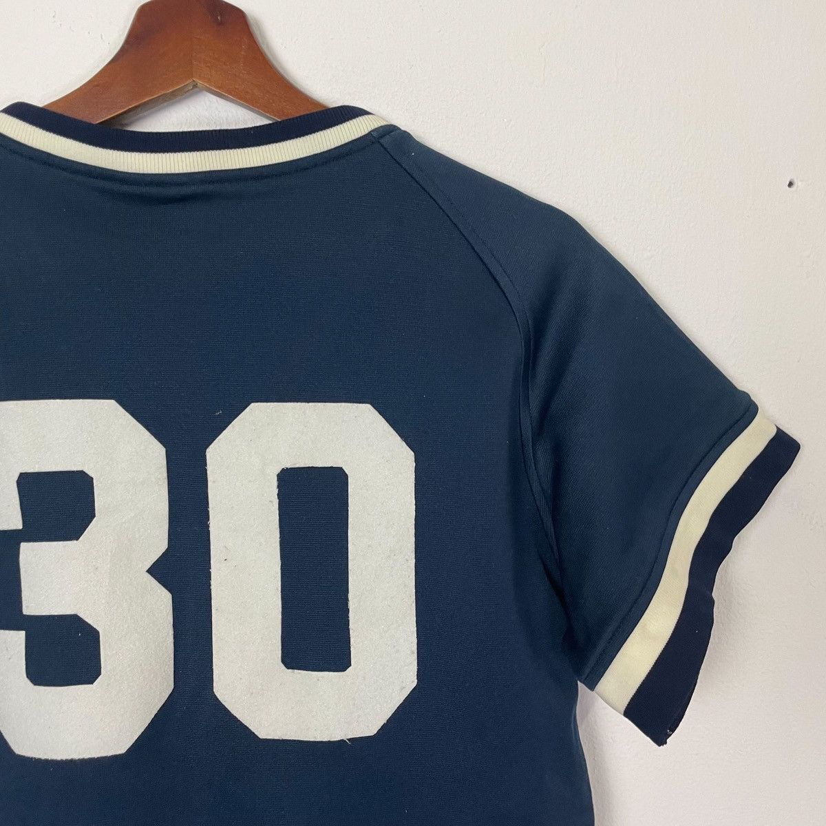 Descente × Japanese Brand Vintage 90s Fukushima 30 Japan Baseball Hip Hop Rap Tee Size US S / EU 44-46 / 1 - 8 Thumbnail