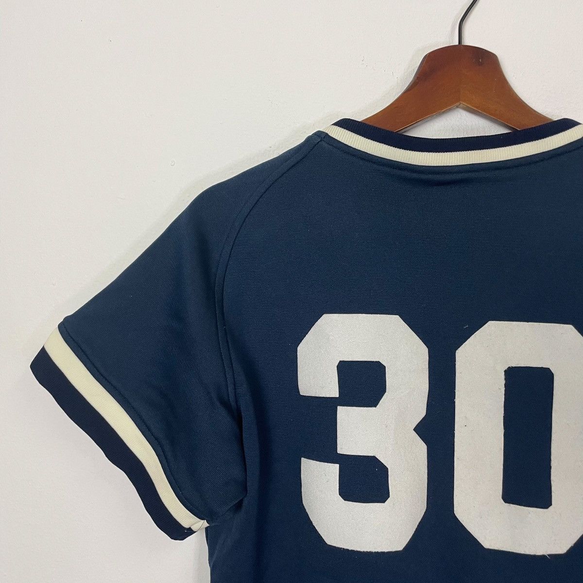 Descente × Japanese Brand Vintage 90s Fukushima 30 Japan Baseball Hip Hop Rap Tee Size US S / EU 44-46 / 1 - 7 Thumbnail