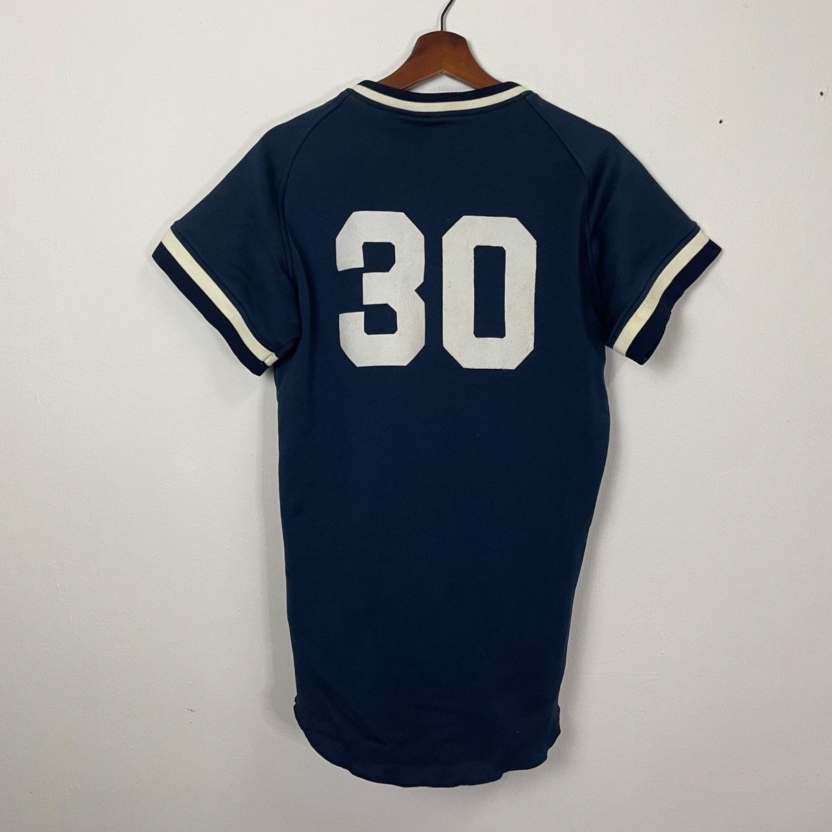 Descente × Japanese Brand Vintage 90s Fukushima 30 Japan Baseball Hip Hop Rap Tee Size US S / EU 44-46 / 1 - 6 Thumbnail