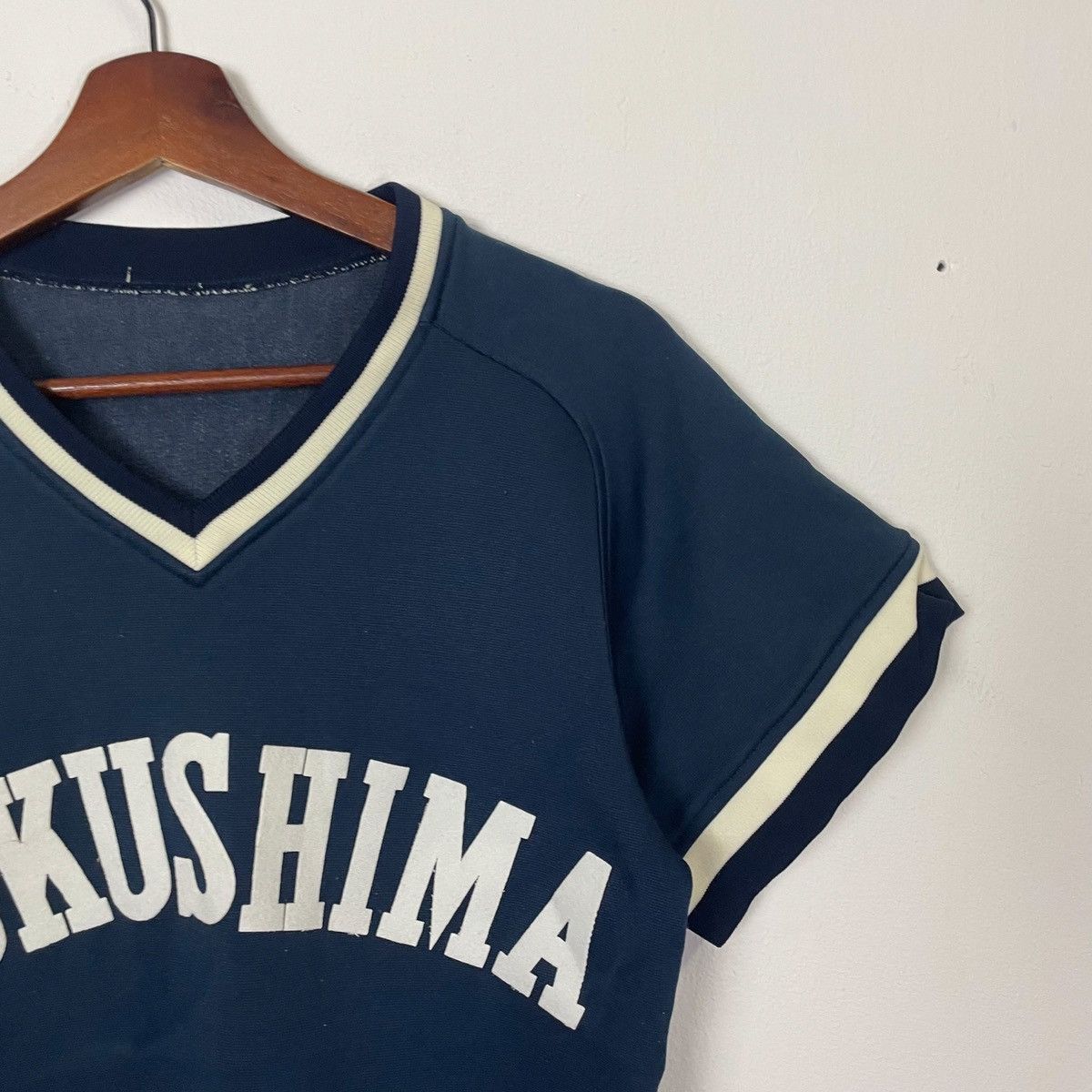 Descente × Japanese Brand Vintage 90s Fukushima 30 Japan Baseball Hip Hop Rap Tee Size US S / EU 44-46 / 1 - 3 Thumbnail
