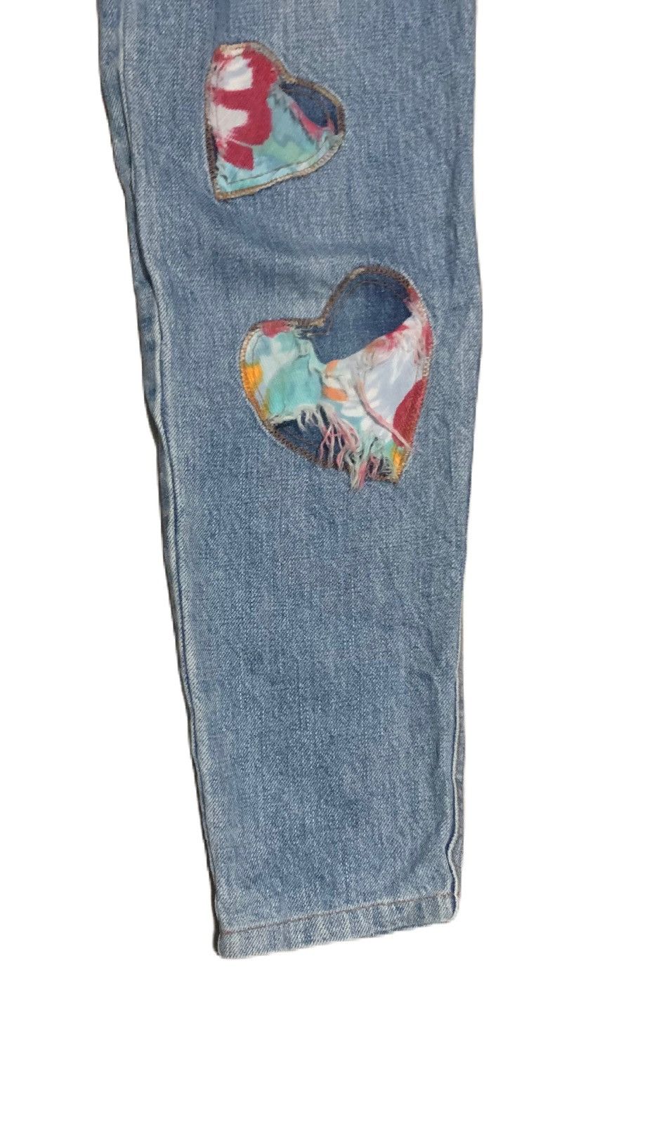 Kenzo Vintage Kenzo Jeans Patchwork Shashiko Boro Blue Jeans Size US 27 - 2 Thumbnail