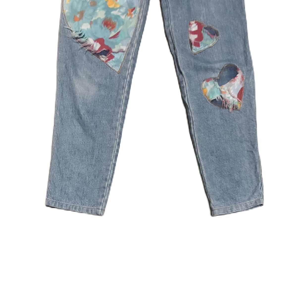 Kenzo Vintage Kenzo Jeans Patchwork Shashiko Boro Blue Jeans Size US 27 - 4 Thumbnail
