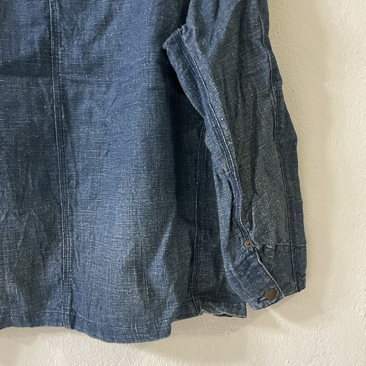 Indigo Vtg Maceye Industries Indigo Chambray Multipocket Jacket Size US XL / EU 56 / 4 - 9 Thumbnail
