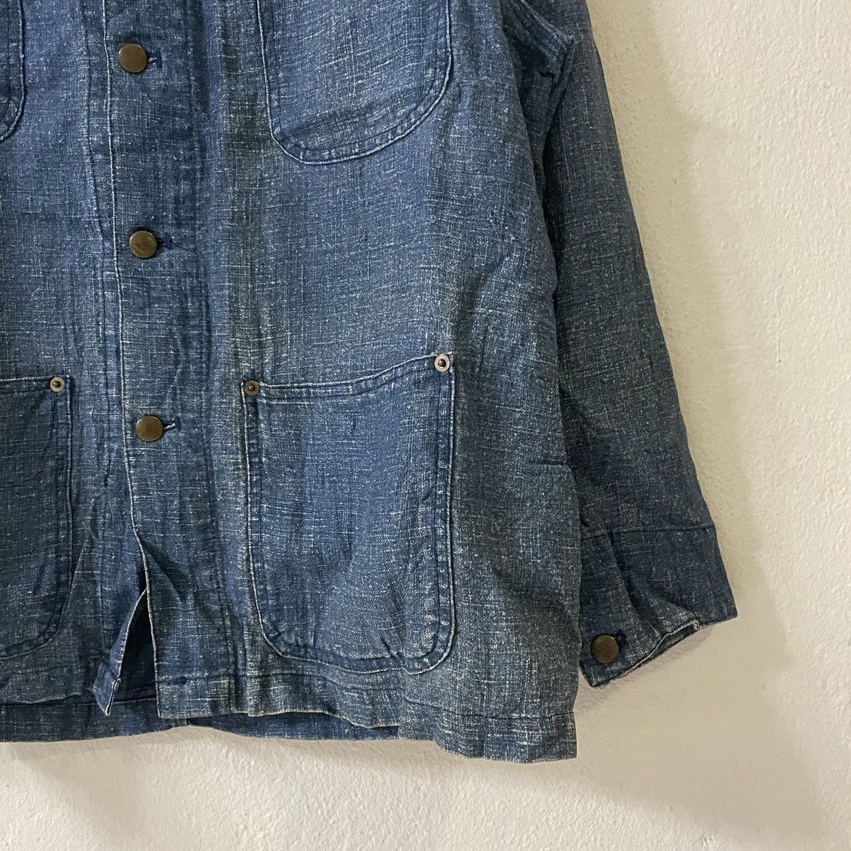 Indigo Vtg Maceye Industries Indigo Chambray Multipocket Jacket Size US XL / EU 56 / 4 - 3 Thumbnail