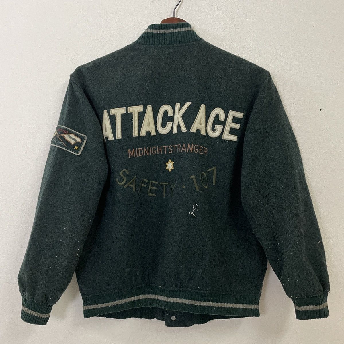Other Vintage Unbranded Wool Varsity Jacket Size US S / EU 44-46 / 1 - 1 Thumbnail