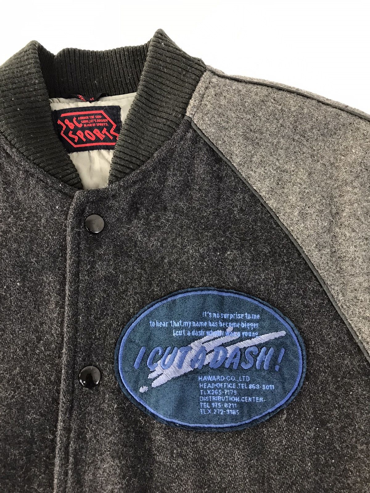Japanese Brand × Vintage Vintage Varsity Jacket Wool &C Sport Double Pocket Style Size US M / EU 48-50 / 2 - 4 Thumbnail