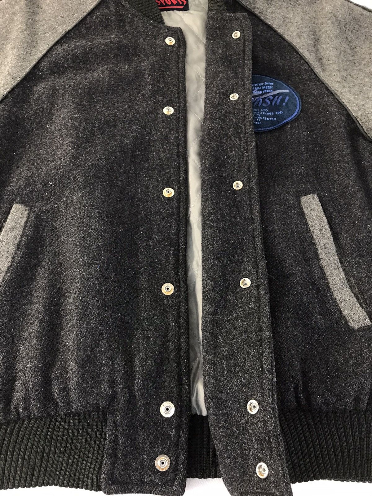 Japanese Brand × Vintage Vintage Varsity Jacket Wool &C Sport Double Pocket Style Size US M / EU 48-50 / 2 - 8 Thumbnail