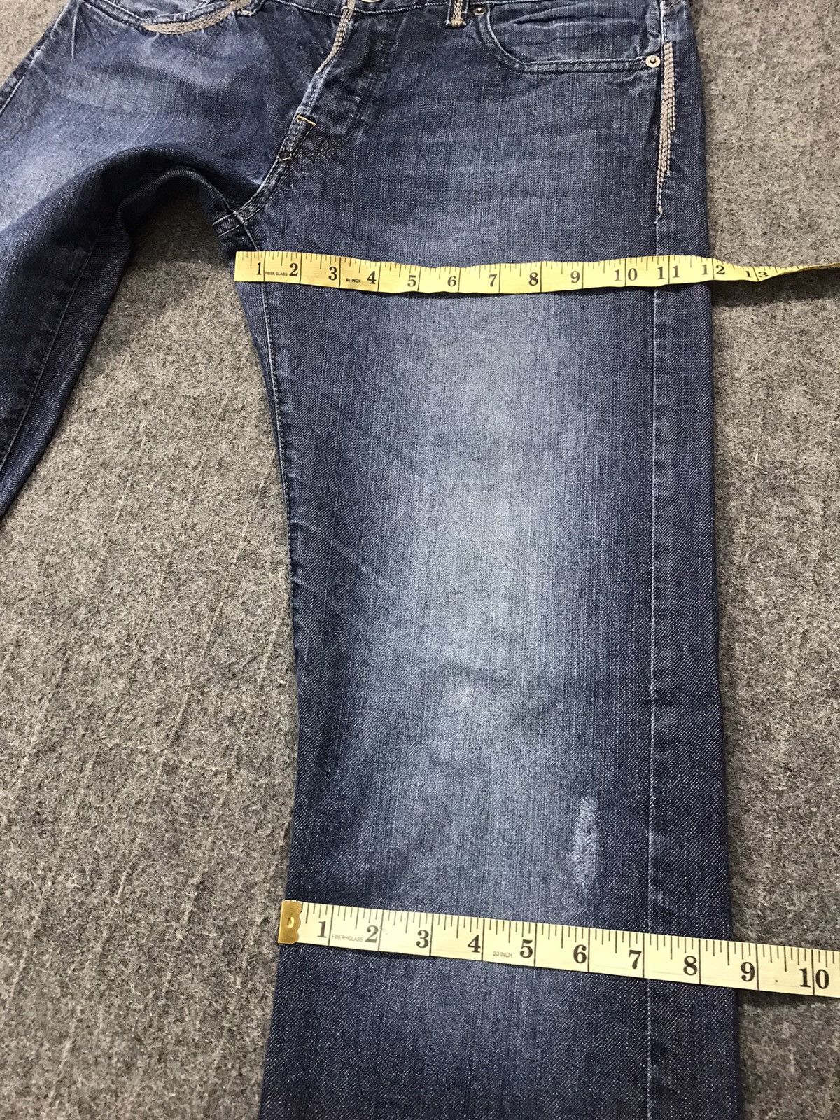 Guess Vintage Guess Jeans Light Blue Wash Design Boocut Size US 33 - 18 Thumbnail