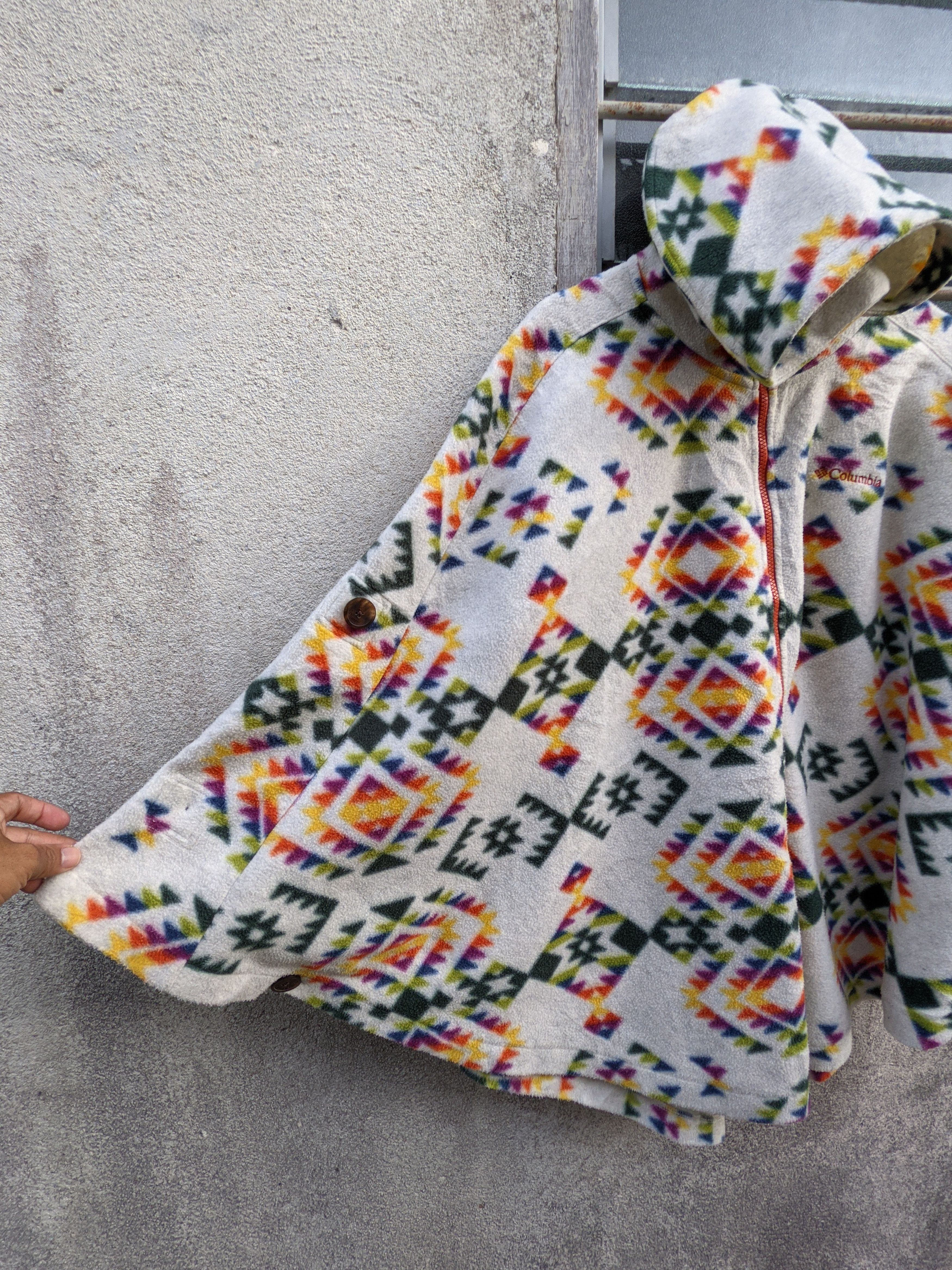 Columbia Columbia Native Aztec Poncho Fleece Size US L / EU 52-54 / 3 - 8 Thumbnail
