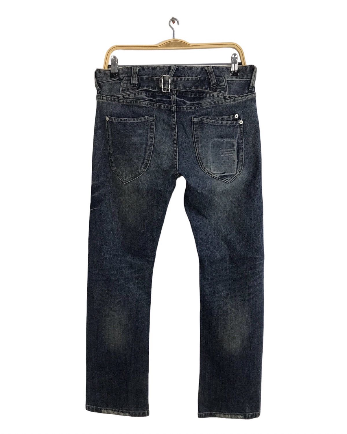 Japanese Brand × R.Newbold × Vintage Vintage R.Newbold Workwear Buckle Back Denim Style Size US 32 / EU 48 - 2 Thumbnail