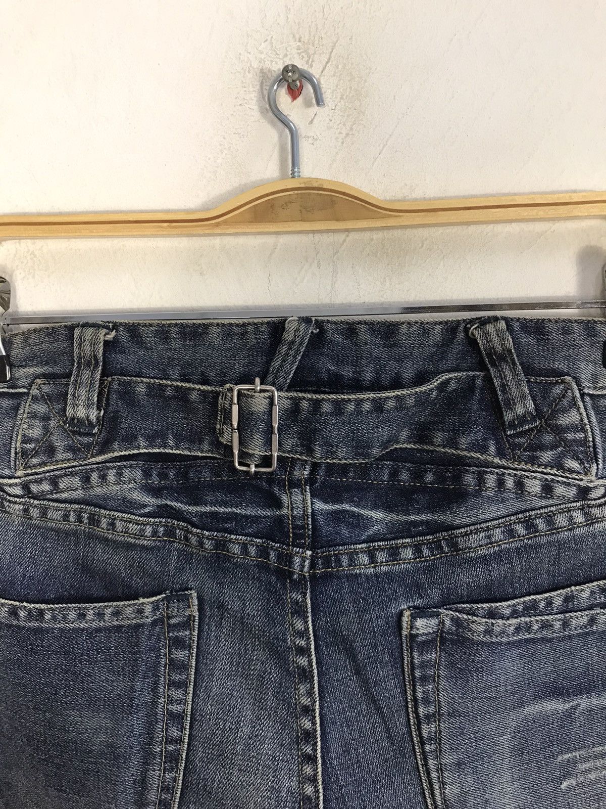 Japanese Brand × R.Newbold × Vintage Vintage R.Newbold Workwear Buckle Back Denim Style Size US 32 / EU 48 - 15 Thumbnail