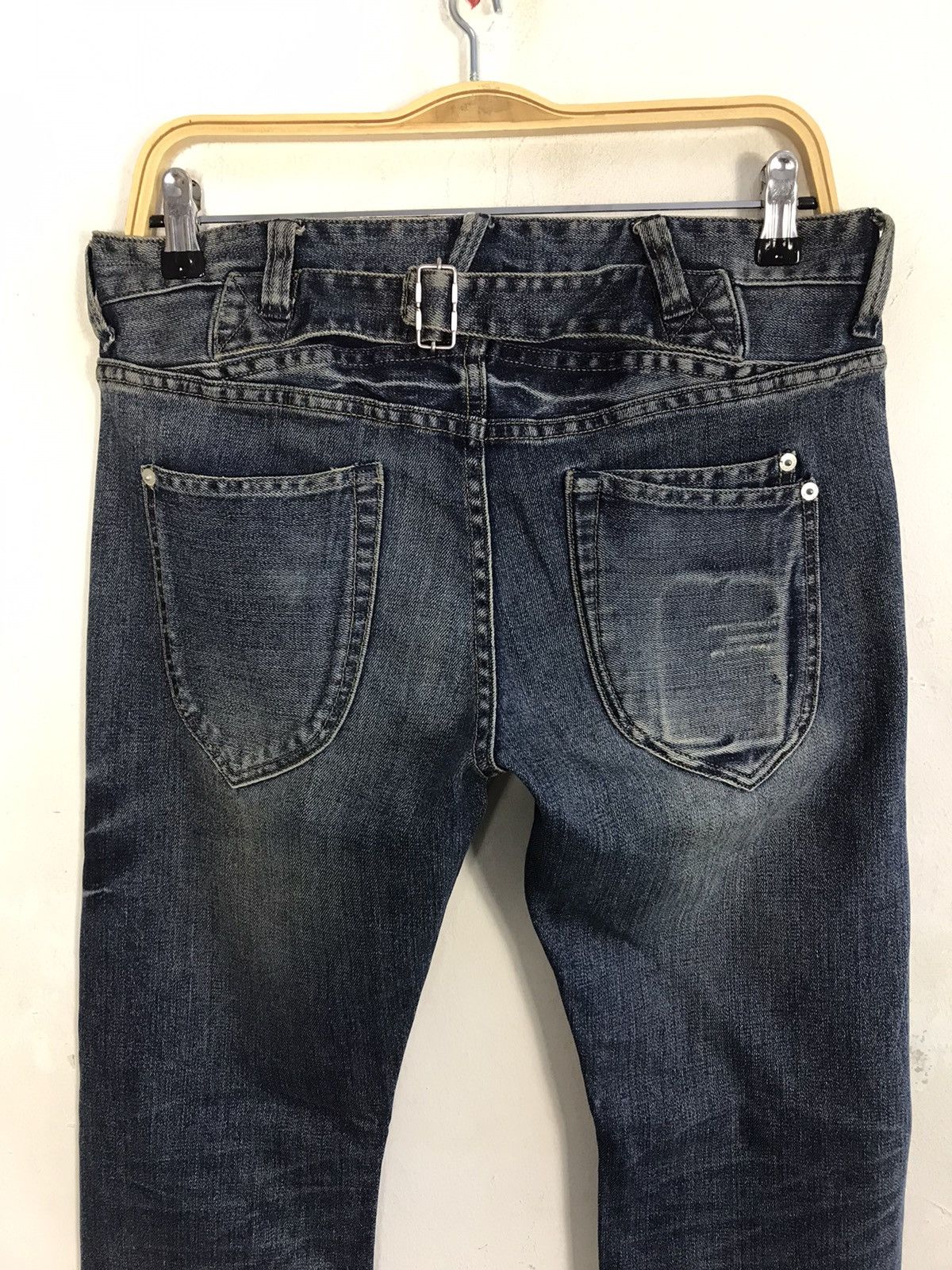Japanese Brand × R.Newbold × Vintage Vintage R.Newbold Workwear Buckle Back Denim Style Size US 32 / EU 48 - 14 Thumbnail