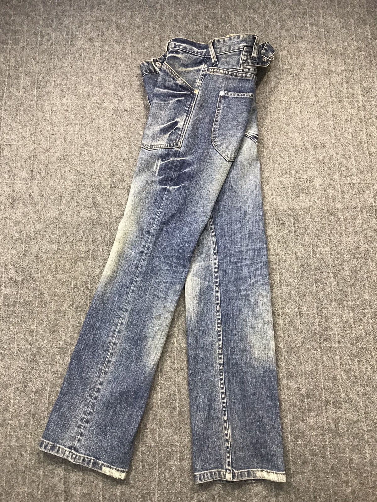 Japanese Brand × R.Newbold × Vintage Vintage R.Newbold Workwear Buckle Back Denim Style Size US 32 / EU 48 - 3 Thumbnail
