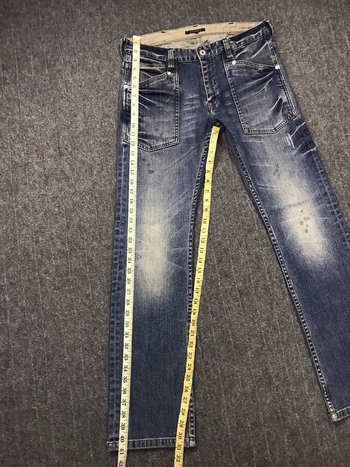 Japanese Brand × R.Newbold × Vintage Vintage R.Newbold Workwear Buckle Back Denim Style Size US 32 / EU 48 - 22 Thumbnail