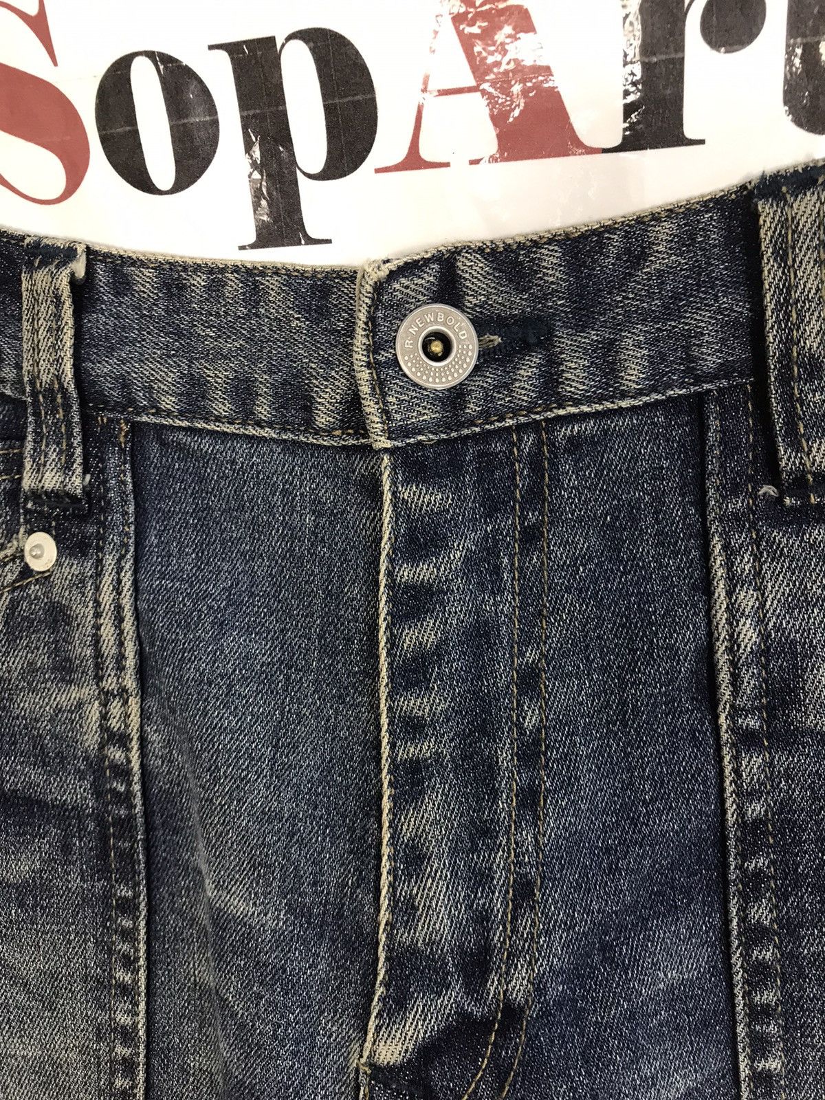 Japanese Brand × R.Newbold × Vintage Vintage R.Newbold Workwear Buckle Back Denim Style Size US 32 / EU 48 - 10 Thumbnail