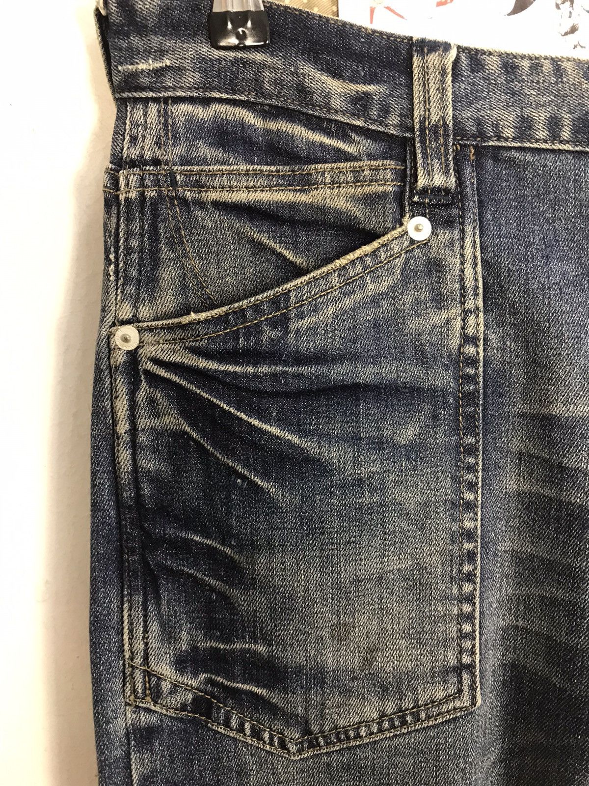 Japanese Brand × R.Newbold × Vintage Vintage R.Newbold Workwear Buckle Back Denim Style Size US 32 / EU 48 - 12 Thumbnail