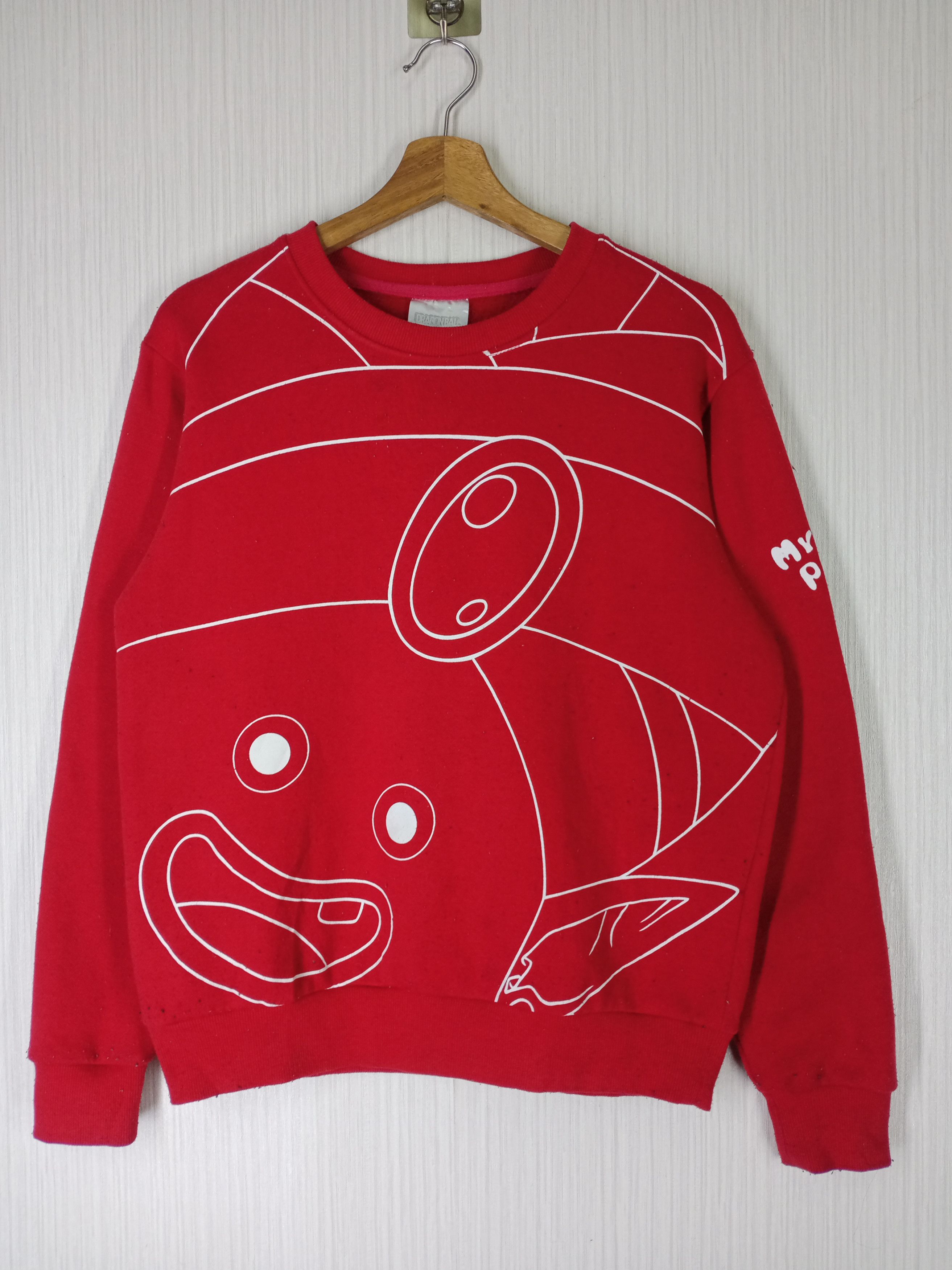 Anime Rare Vintage Dragon Ball Z Mr.Popo Big Print Sweatshirt Size US M / EU 48-50 / 2 - 1 Thumbnail