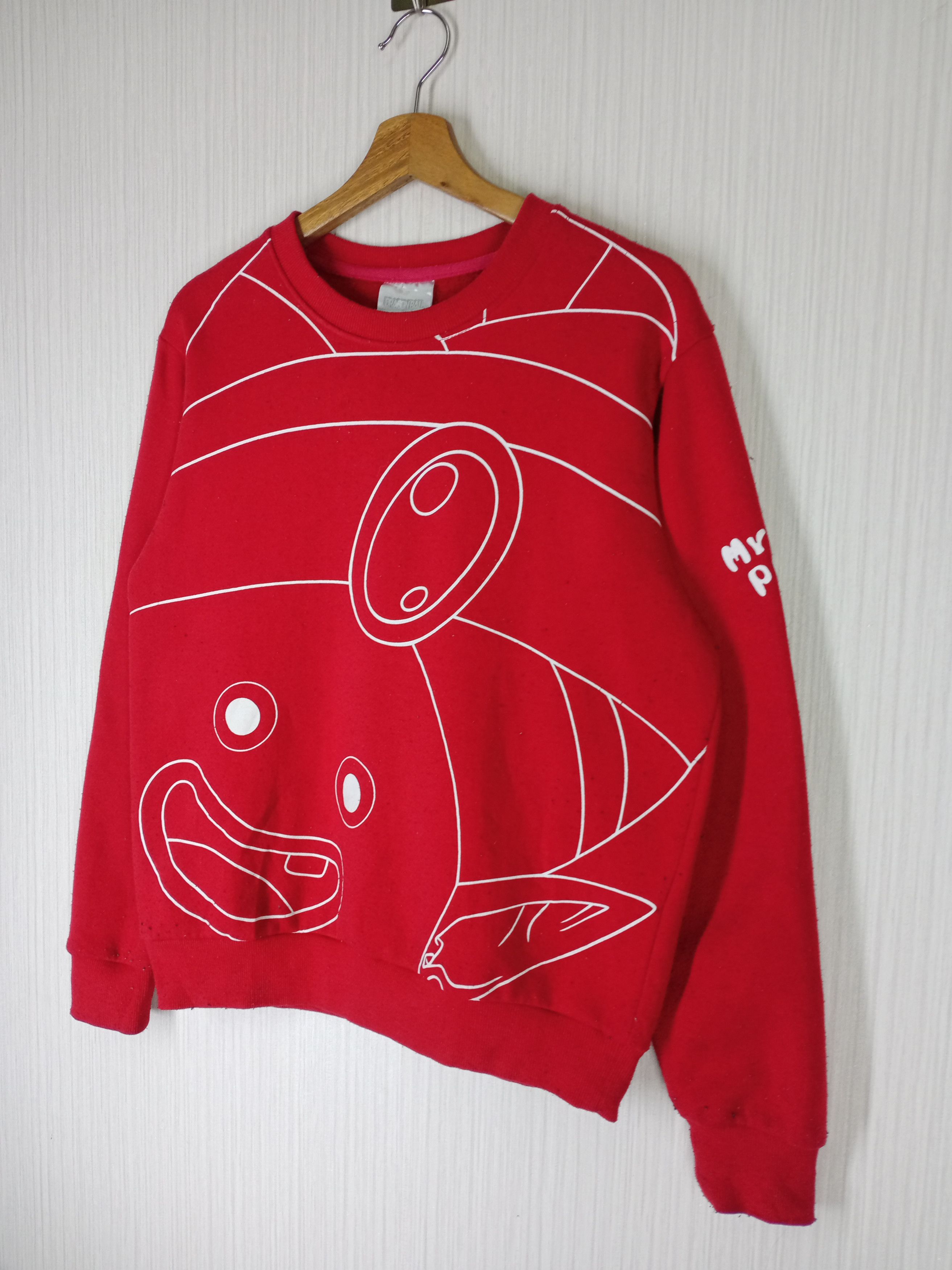 Anime Rare Vintage Dragon Ball Z Mr.Popo Big Print Sweatshirt Size US M / EU 48-50 / 2 - 2 Thumbnail