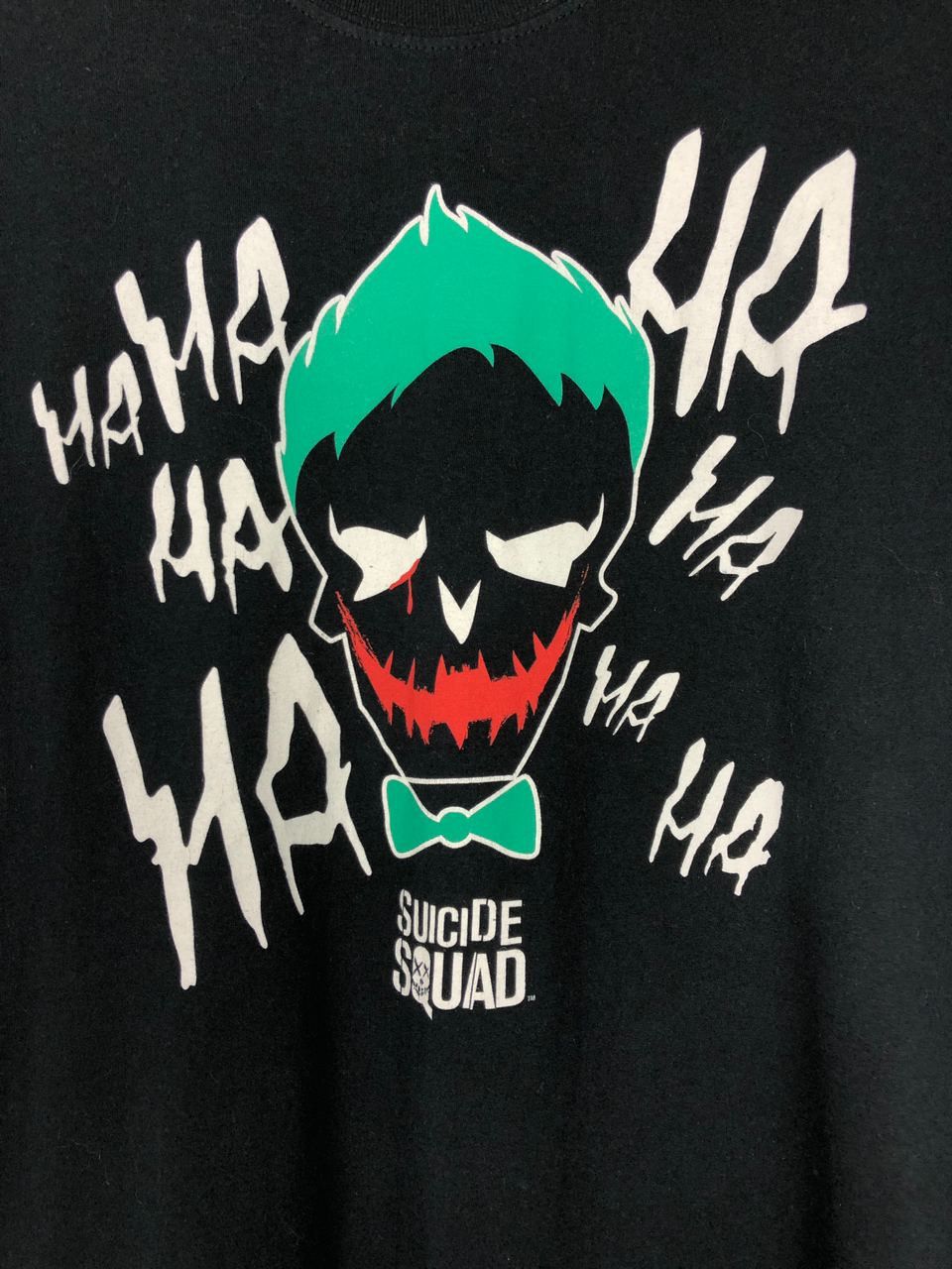 DC Comics Suicide Squad joker Batman T-shirts big logo Ha ha ha Size US XL / EU 56 / 4 - 3 Thumbnail