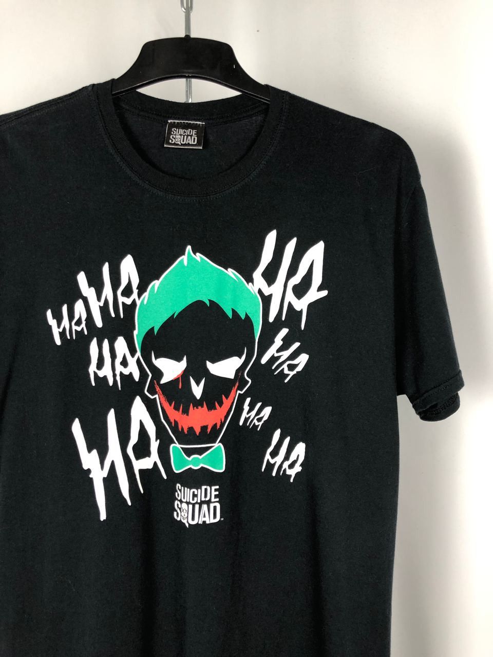 DC Comics Suicide Squad joker Batman T-shirts big logo Ha ha ha Size US XL / EU 56 / 4 - 2 Thumbnail