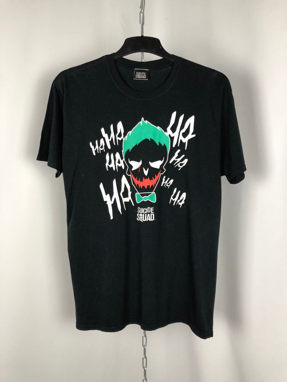 DC Comics Suicide Squad joker Batman T-shirts big logo Ha ha ha Size US XL / EU 56 / 4 - 1 Thumbnail
