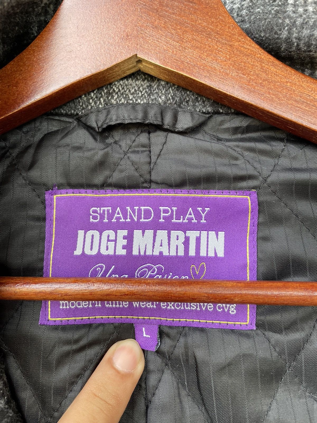Japanese Brand JOGE MARTIN TARTAN JACKET Size US L / EU 52-54 / 3 - 6 Thumbnail