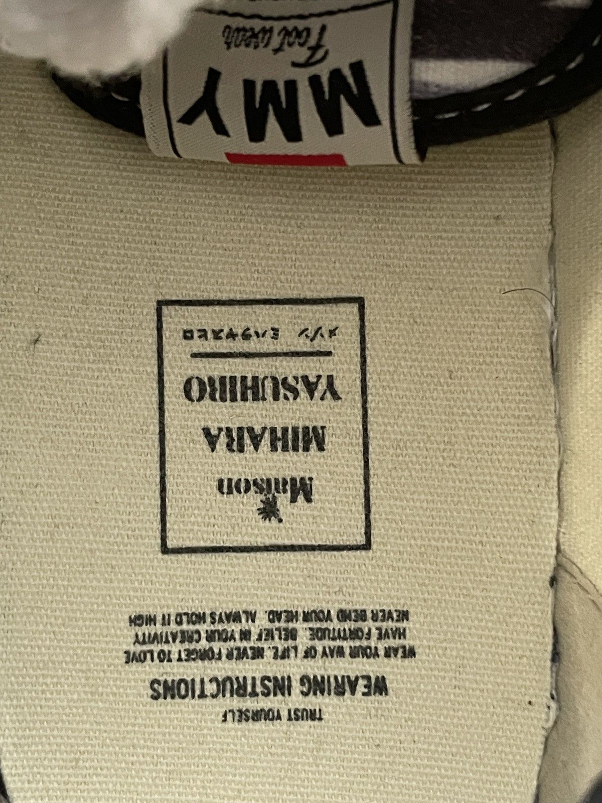 Maison MIHARA YASUHIRO "BAKER" printed canvas original sole Low-Top sneaker Size US 9.5 / EU 42-43 - 6 Thumbnail
