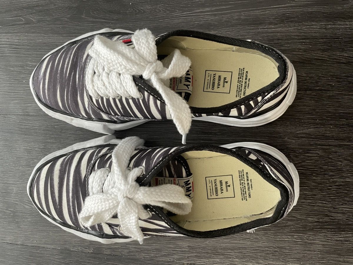 Maison MIHARA YASUHIRO "BAKER" printed canvas original sole Low-Top sneaker Size US 9.5 / EU 42-43 - 1 Thumbnail
