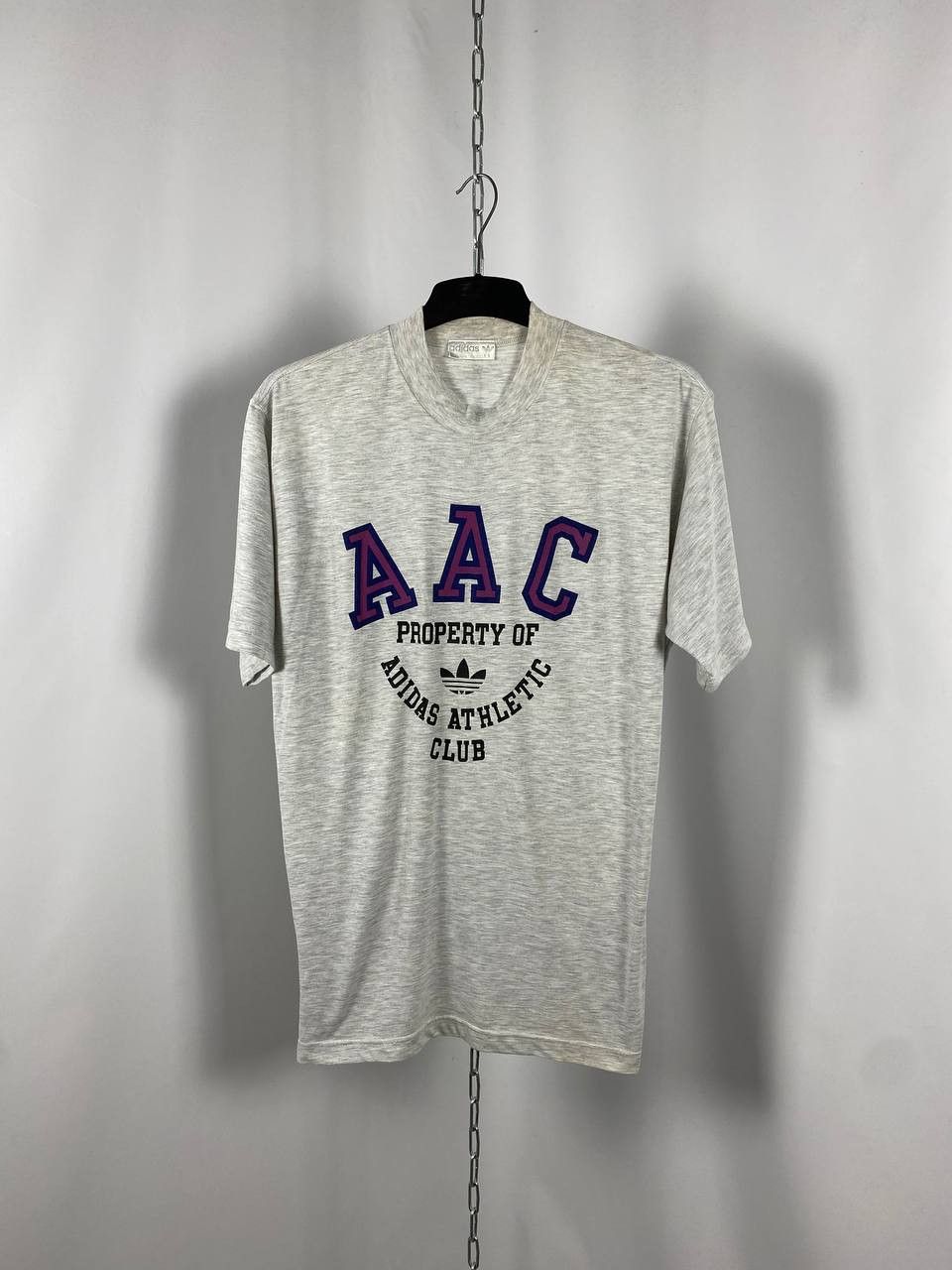 Adidas Adidas vintage T-shirts gray big logo size M Size US M / EU 48-50 / 2 - 1 Thumbnail