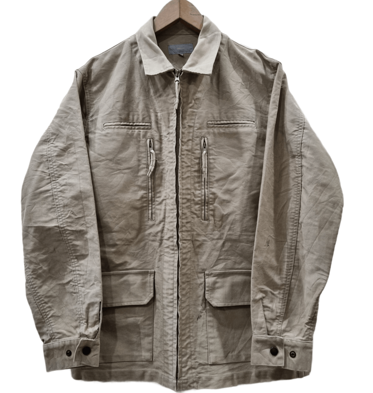 Devilock × Japanese Brand × Vintage Devilock Worker Zipper Jacket Freedom x Vintage Size US L / EU 52-54 / 3 - 1 Thumbnail