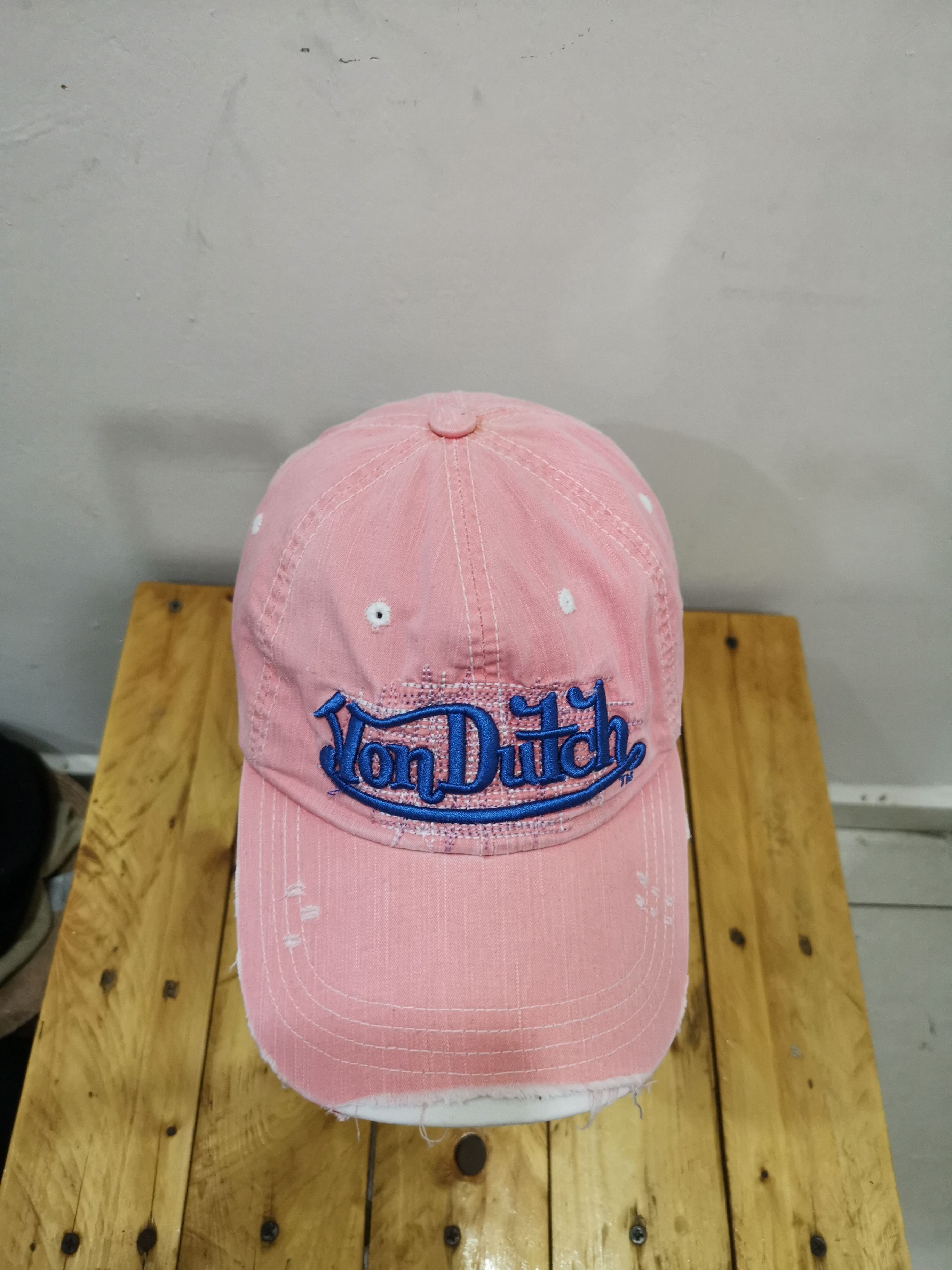 Von Dutch Von Dutch Distressed Hat Size ONE SIZE - 7 Thumbnail