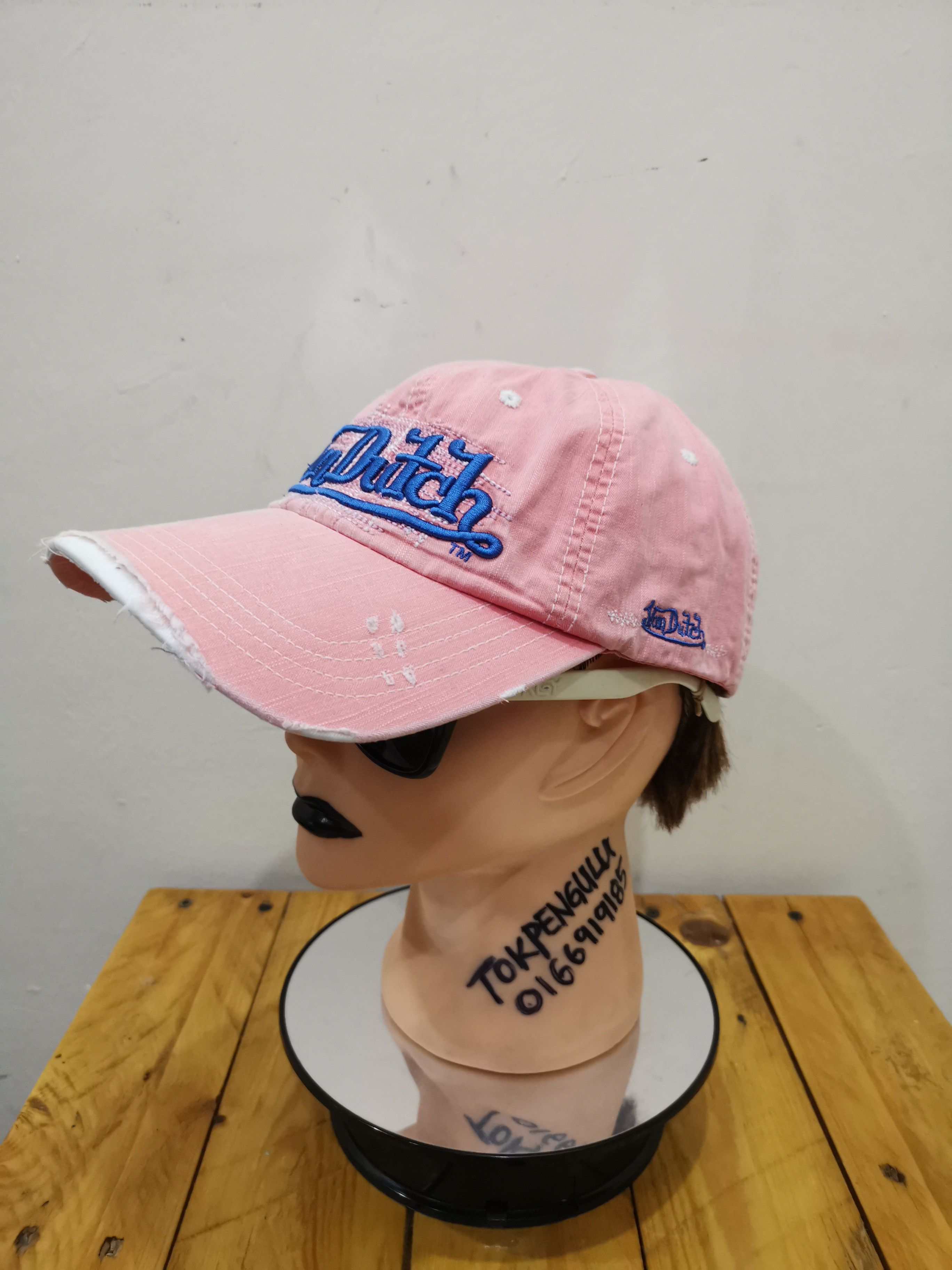 Von Dutch Von Dutch Distressed Hat Size ONE SIZE - 2 Thumbnail