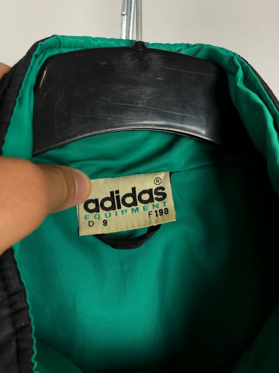 Adidas Men’s Adidas equipment jacket big logo size XL Size US XL / EU 56 / 4 - 3 Thumbnail