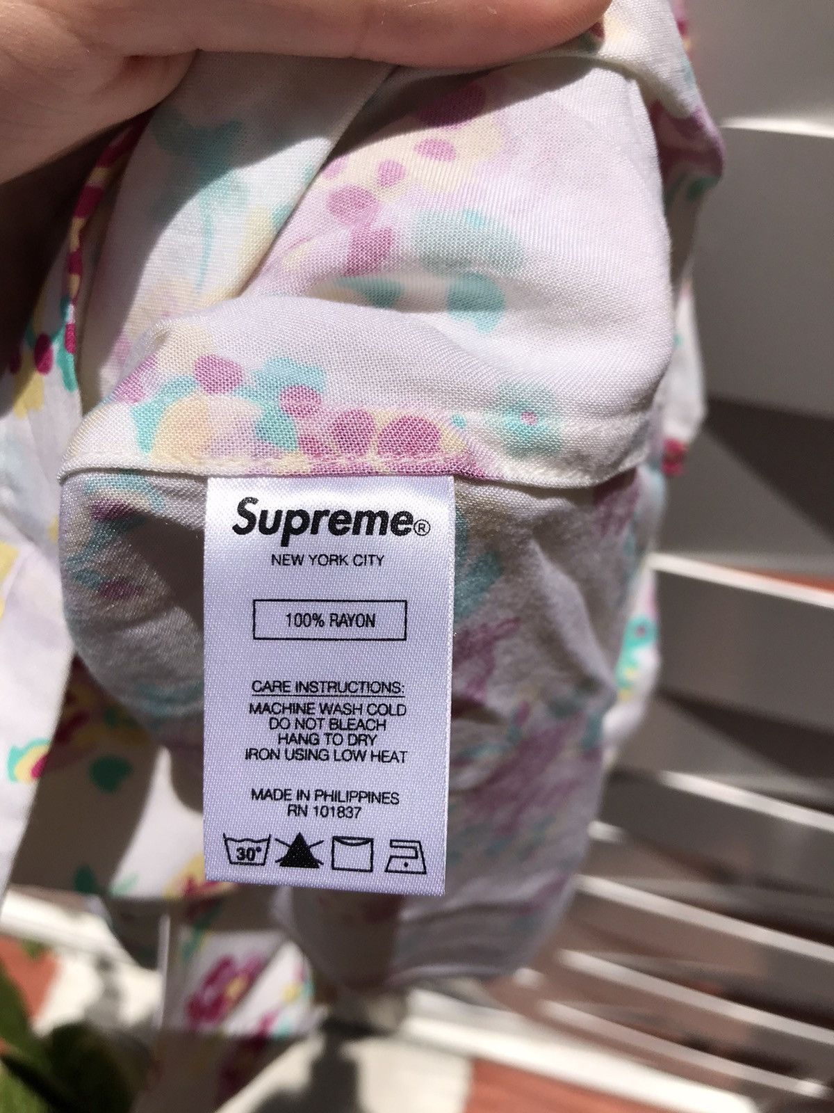 Supreme Supreme Floral Rayon S/S Shirt Size US XL / EU 56 / 4 - 5 Thumbnail