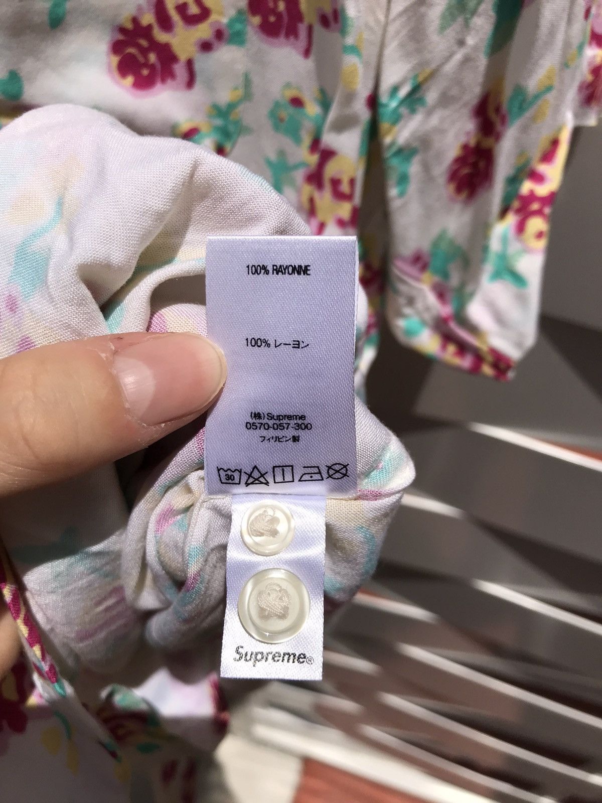 Supreme Supreme Floral Rayon S/S Shirt Size US XL / EU 56 / 4 - 6 Thumbnail