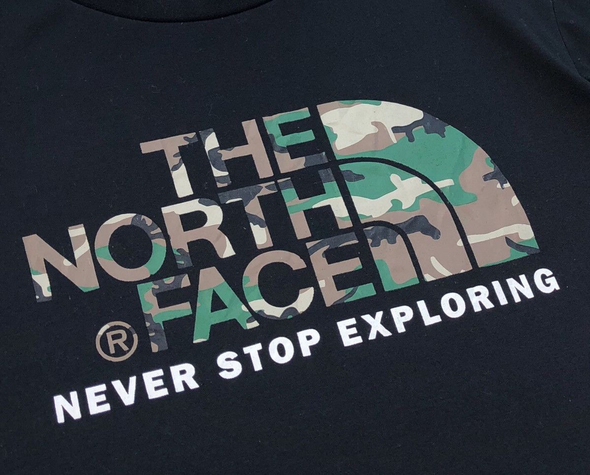 The North Face The North Face Camouflage Letter Logo Tee Size US M / EU 48-50 / 2 - 7 Thumbnail
