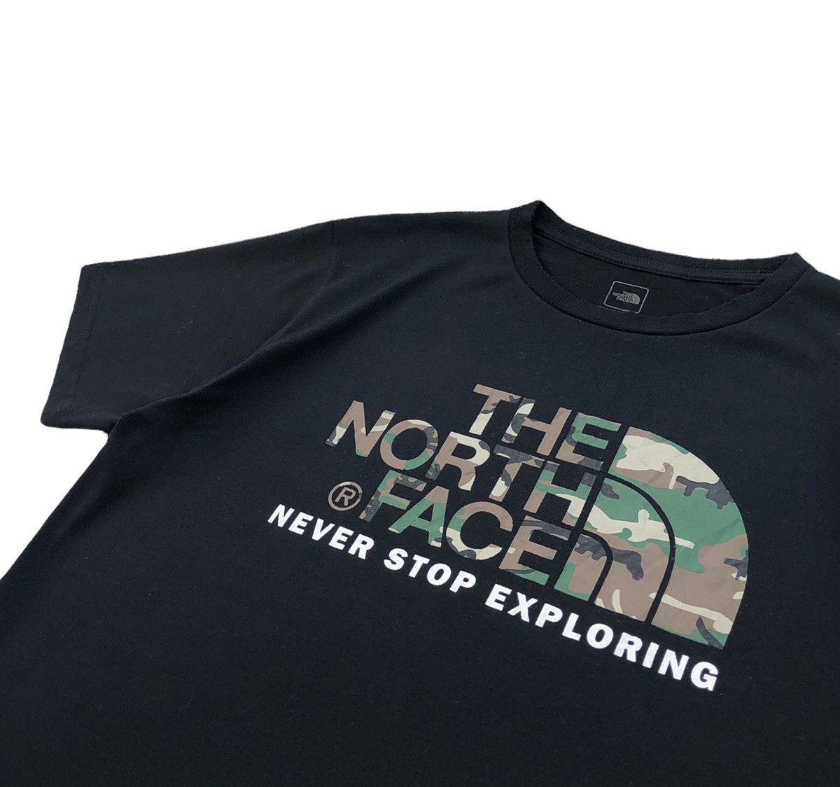 The North Face The North Face Camouflage Letter Logo Tee Size US M / EU 48-50 / 2 - 8 Thumbnail