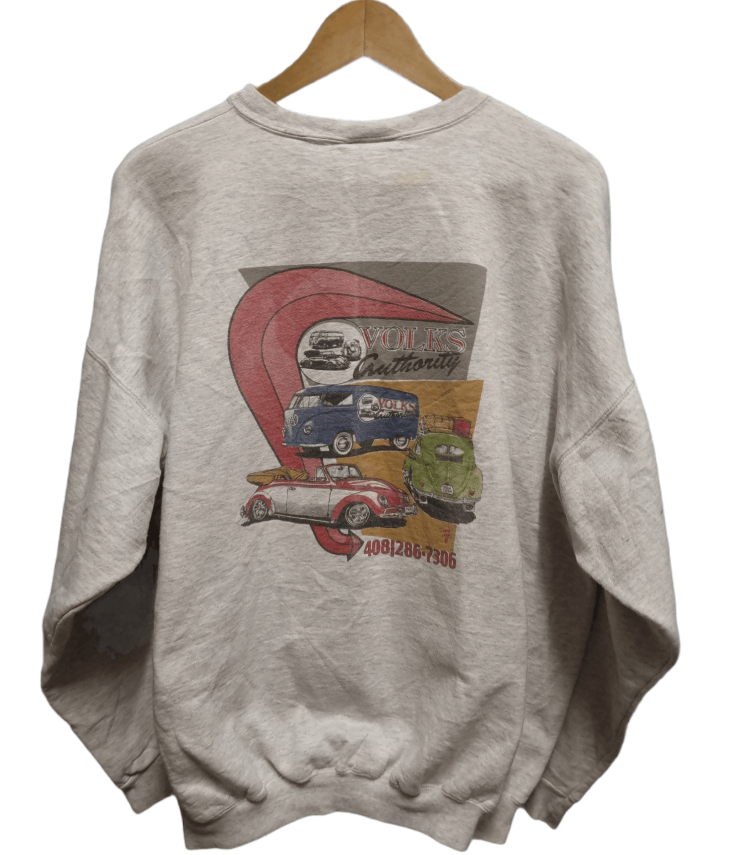 Hanes × Vintage Volks Authority Sweatshirt Size US XXL / EU 58 / 5 - 1 Thumbnail