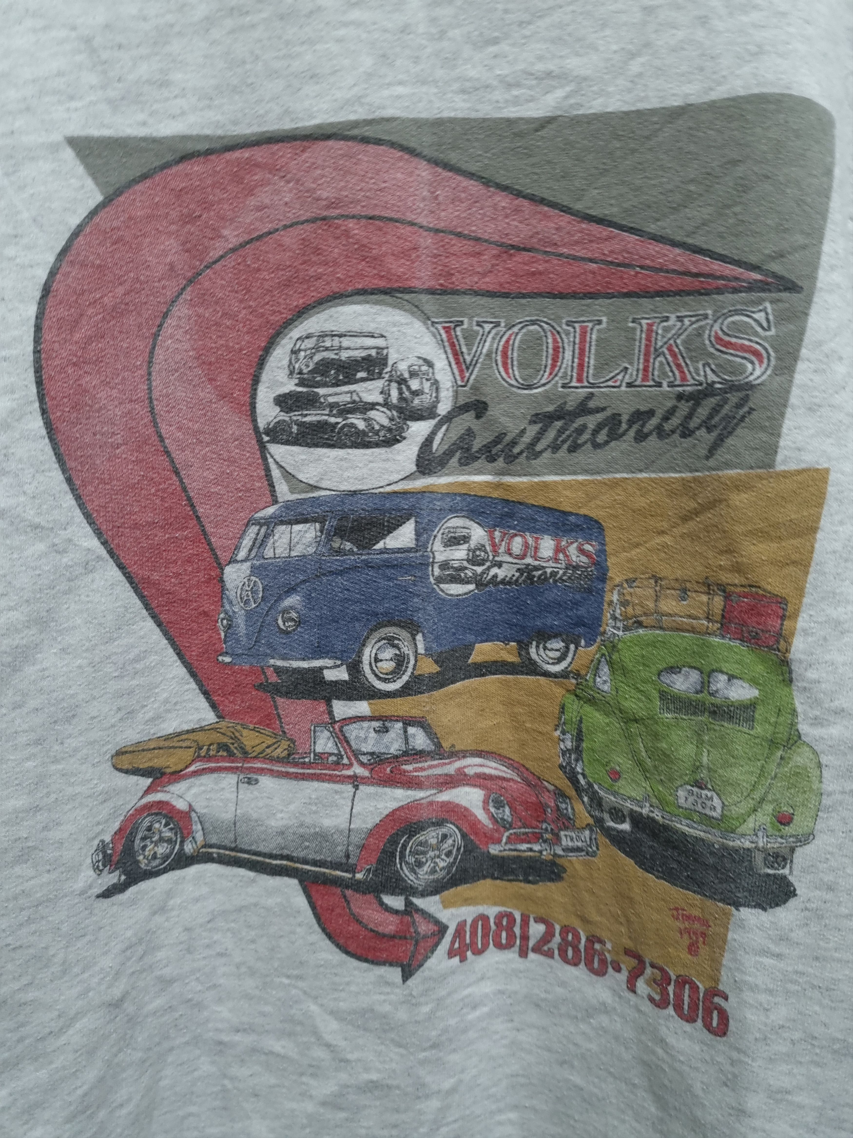 Hanes × Vintage Volks Authority Sweatshirt Size US XXL / EU 58 / 5 - 5 Thumbnail