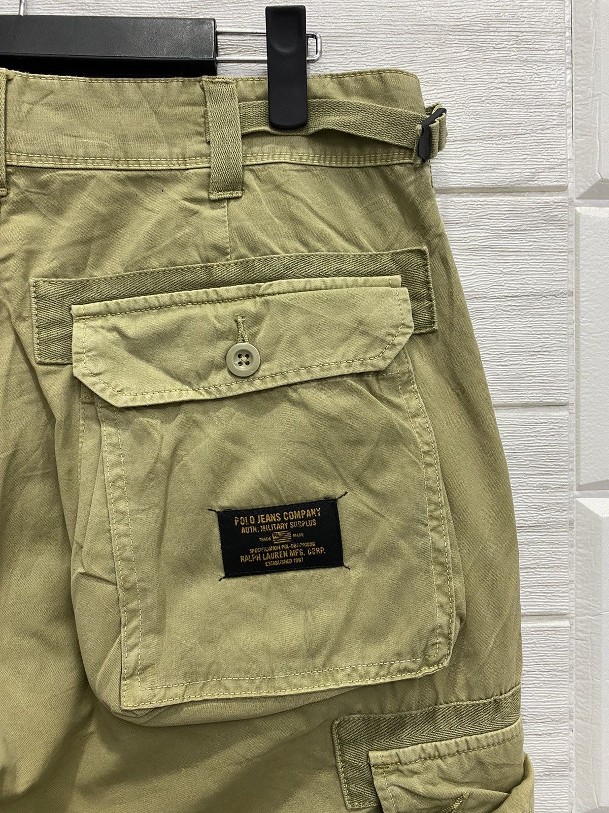 Polo Ralph Lauren 🔥POLO RALPH LAUREN MULTI POCKET CARGO PANTS SURPLUS Size US 33 - 8 Thumbnail