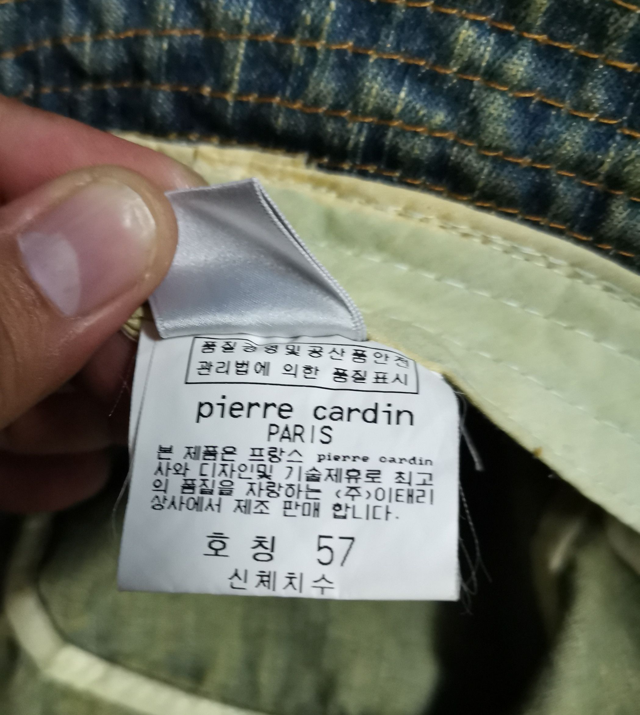 Pierre Cardin × Vintage 🔥BEST PRICE 🔥Vintage Denim Bucket Hat Piere Cardin Size ONE SIZE - 6 Thumbnail