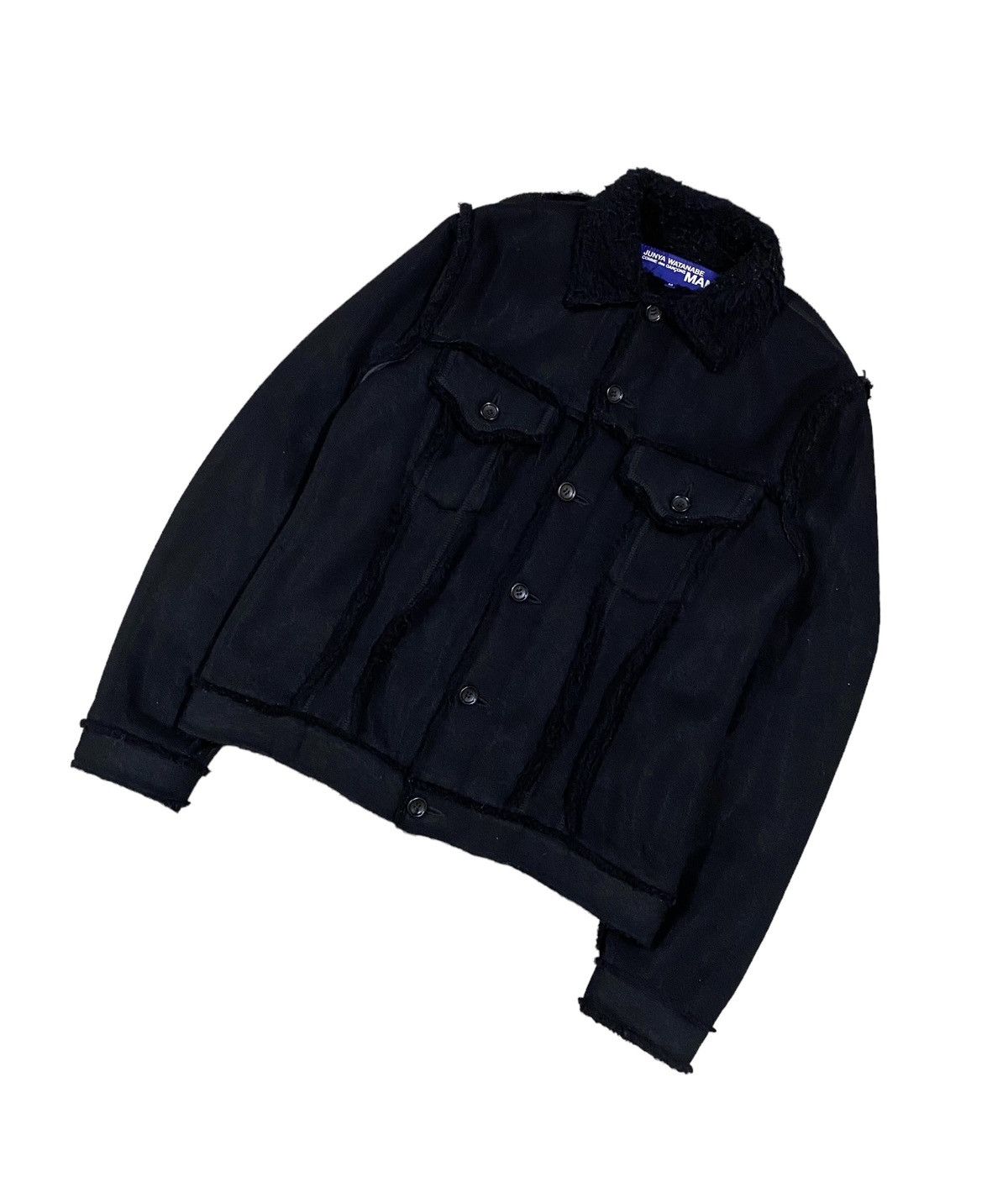 Comme des Garcons Homme Plus Authentic🔥Junya Watanabe AD2003 Sherling Trucker Jacket Size US M / EU 48-50 / 2 - 12 Thumbnail