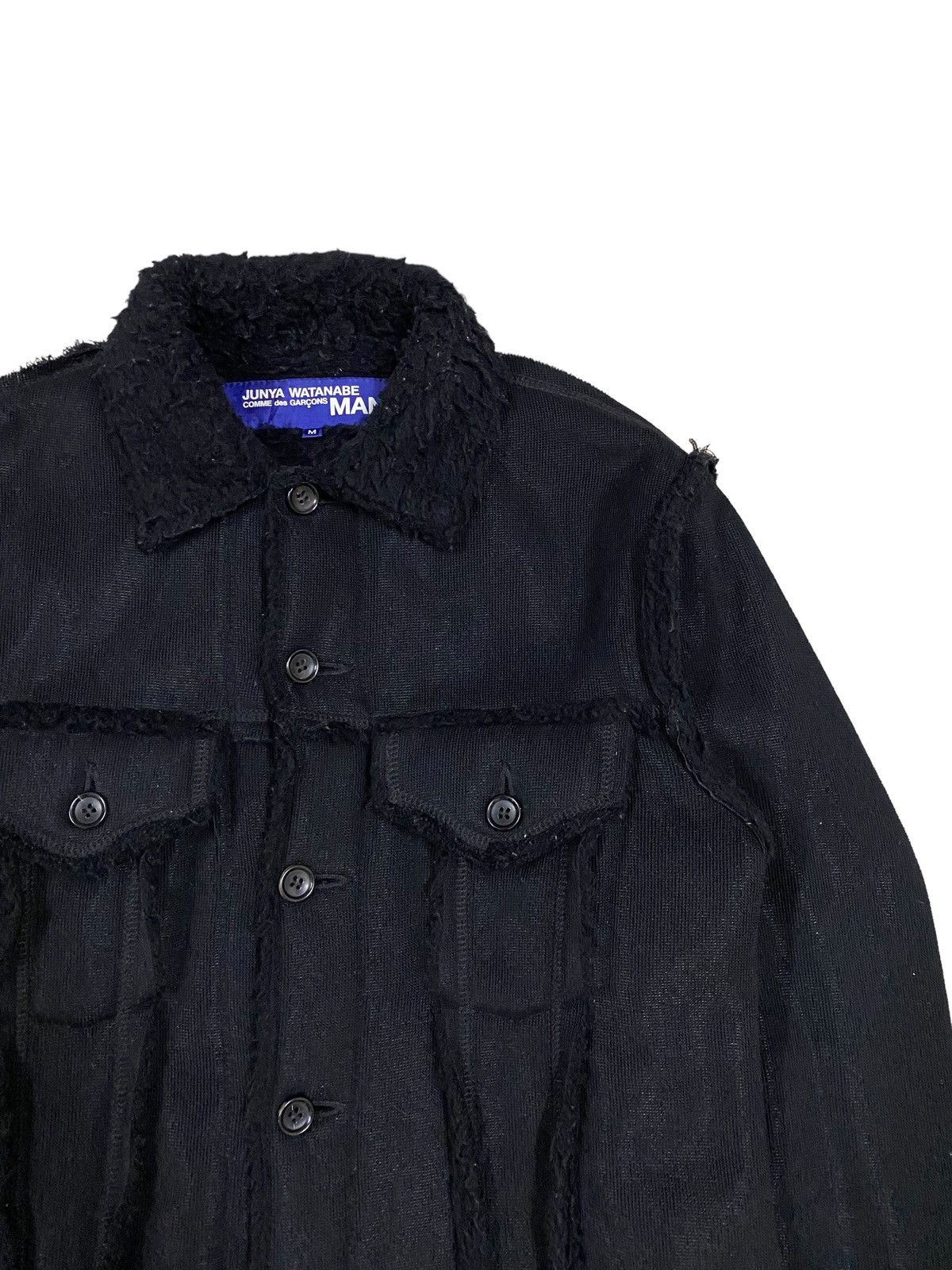 Comme des Garcons Homme Plus Authentic🔥Junya Watanabe AD2003 Sherling Trucker Jacket Size US M / EU 48-50 / 2 - 8 Thumbnail