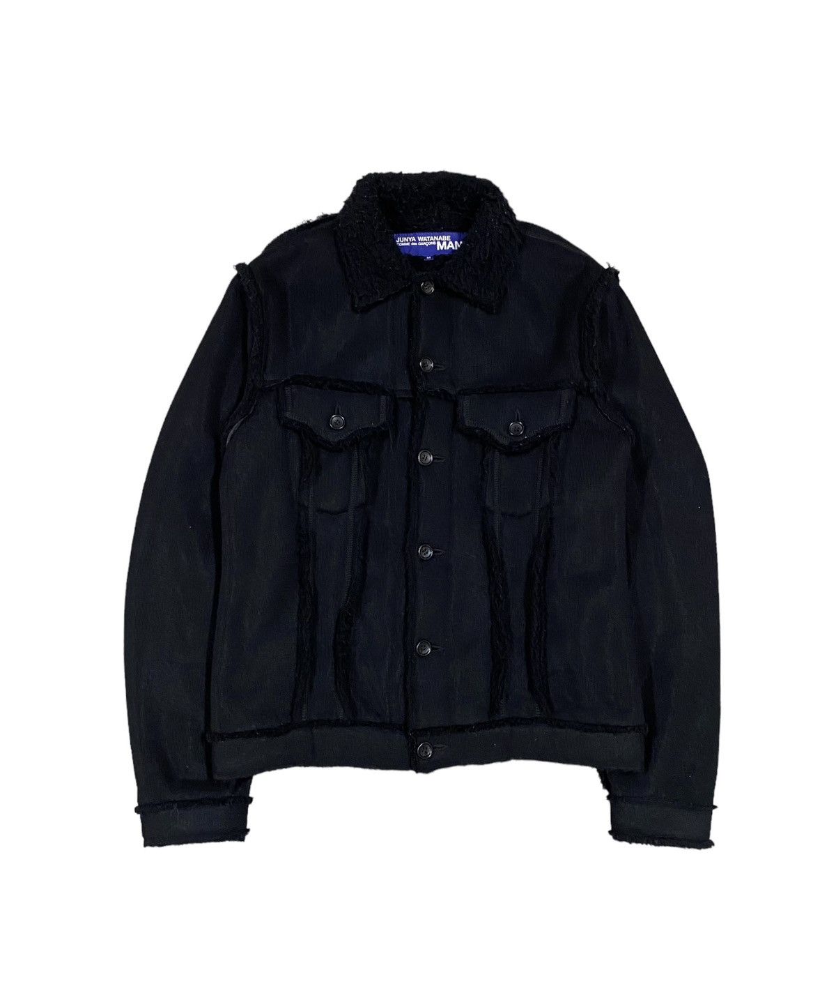 Comme des Garcons Homme Plus Authentic🔥Junya Watanabe AD2003 Sherling Trucker Jacket Size US M / EU 48-50 / 2 - 1 Thumbnail