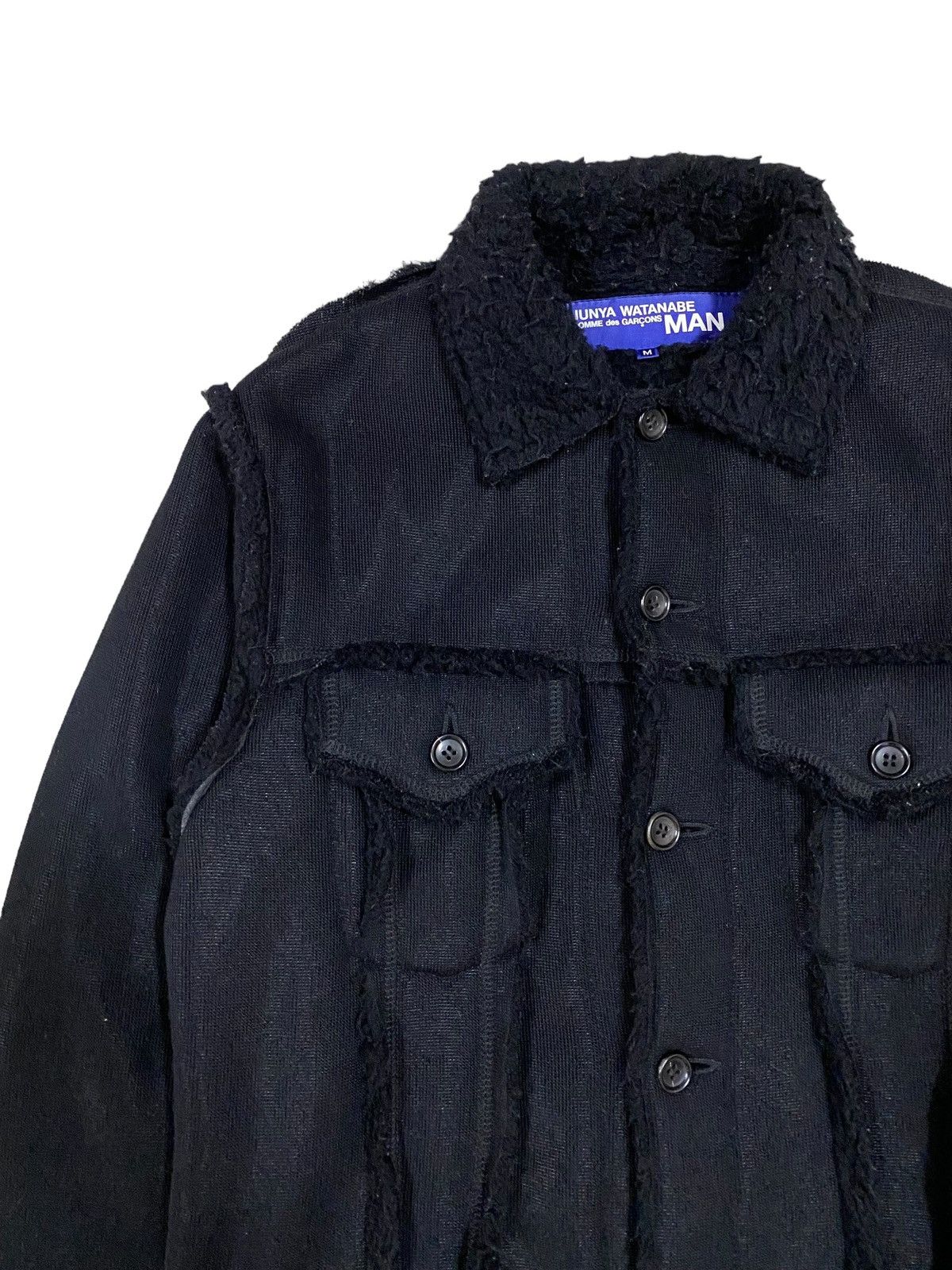 Comme des Garcons Homme Plus Authentic🔥Junya Watanabe AD2003 Sherling Trucker Jacket Size US M / EU 48-50 / 2 - 7 Thumbnail
