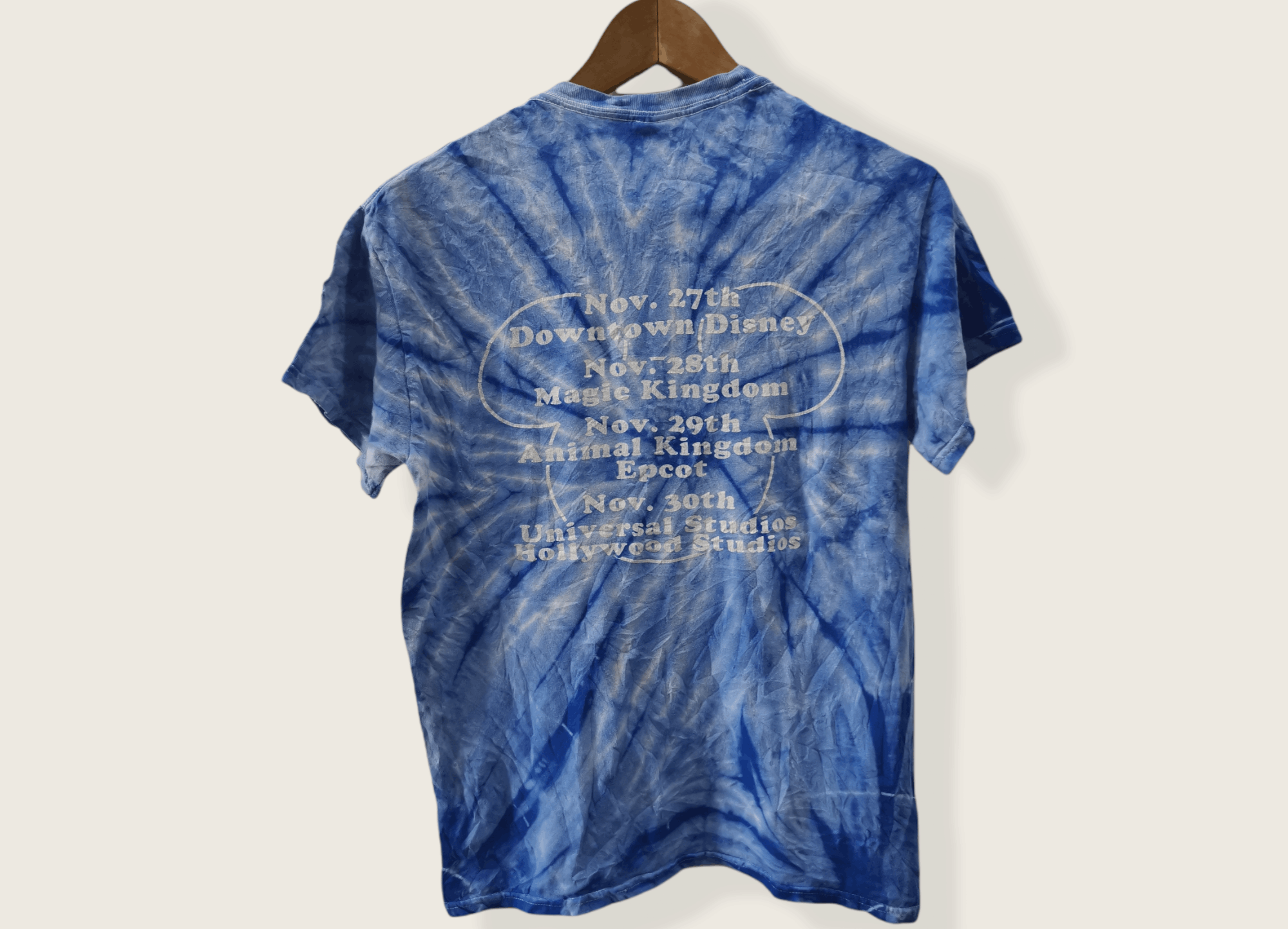 Disney Mickey Disney Trip Tie-Dye Shirt x Custom Size US S / EU 44-46 / 1 - 4 Thumbnail