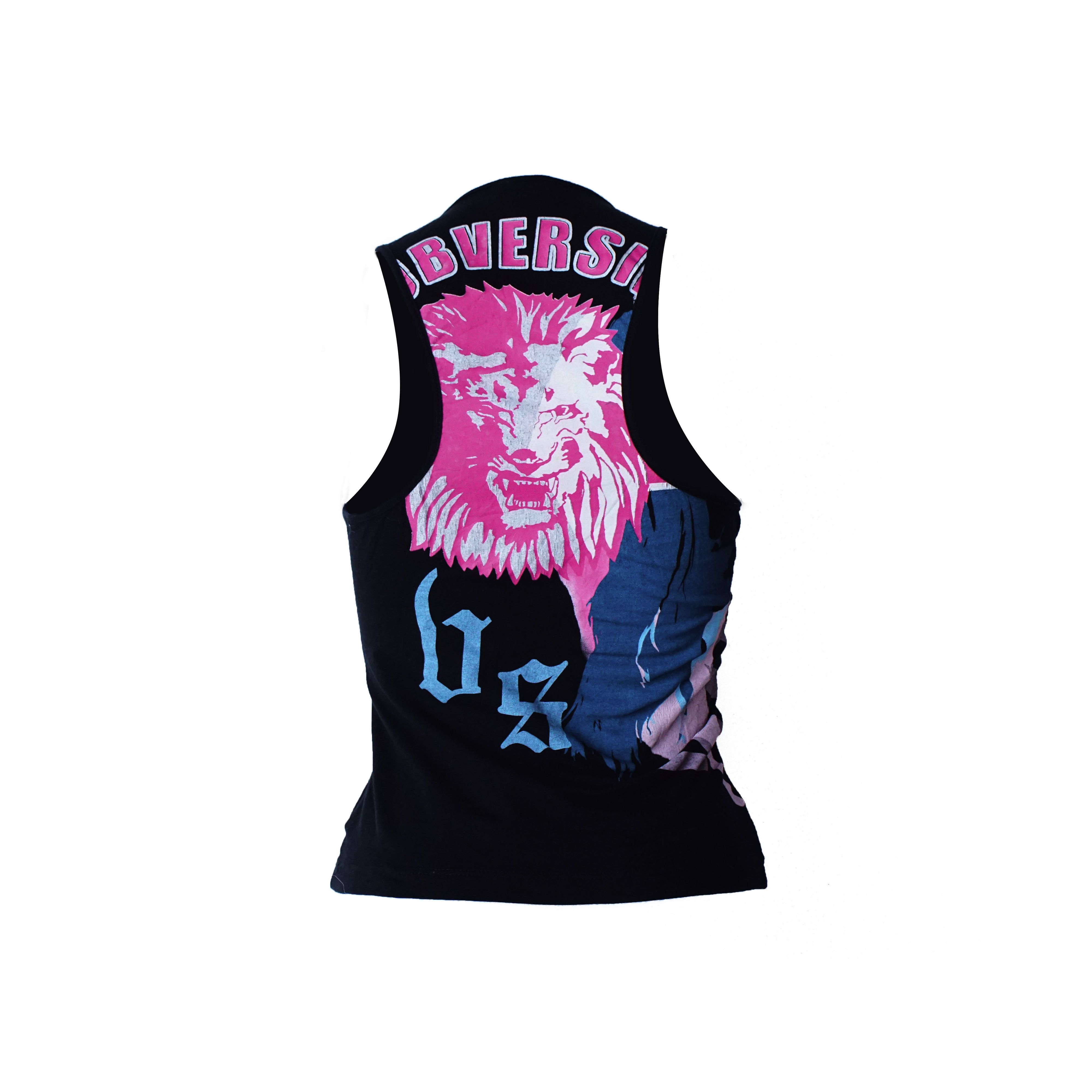 image of Versace x Versus Versace Back Print Tank Tops, Women's (Size XS)