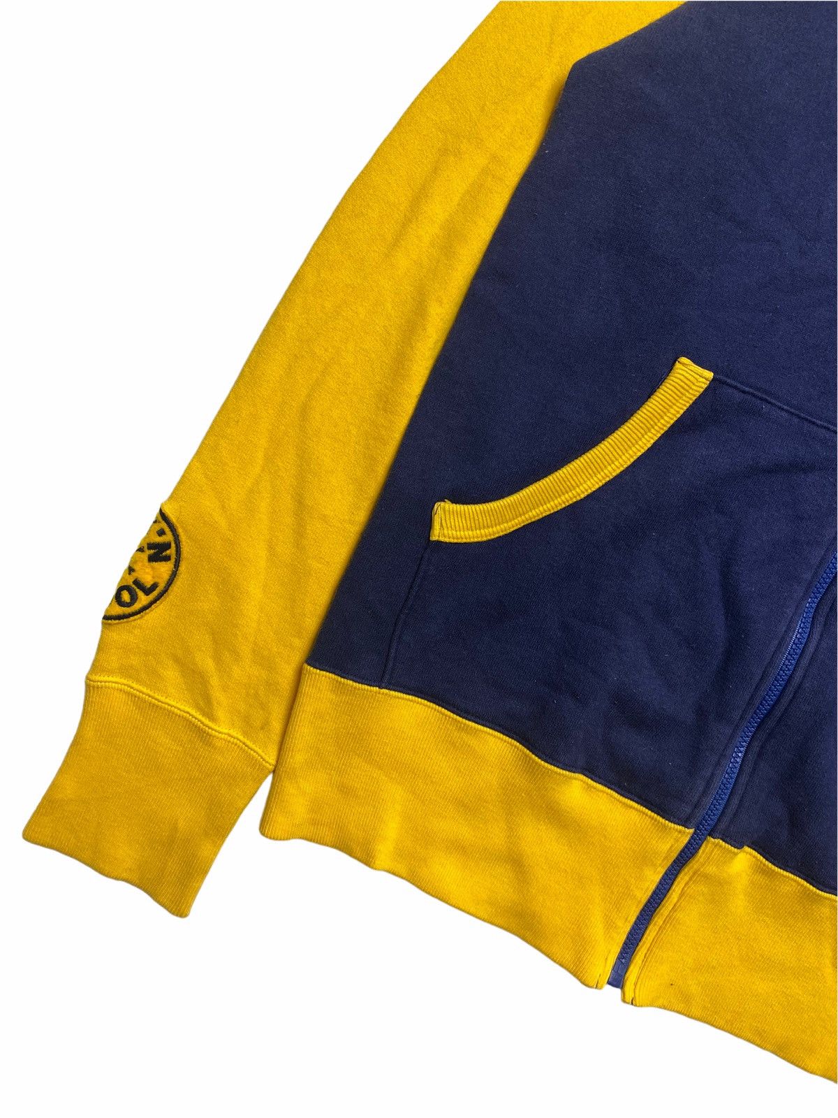 Japanese Brand 1990s Lovers Rock - Iconic Skull Two Tone Zip Hoodie Size US L / EU 52-54 / 3 - 3 Thumbnail